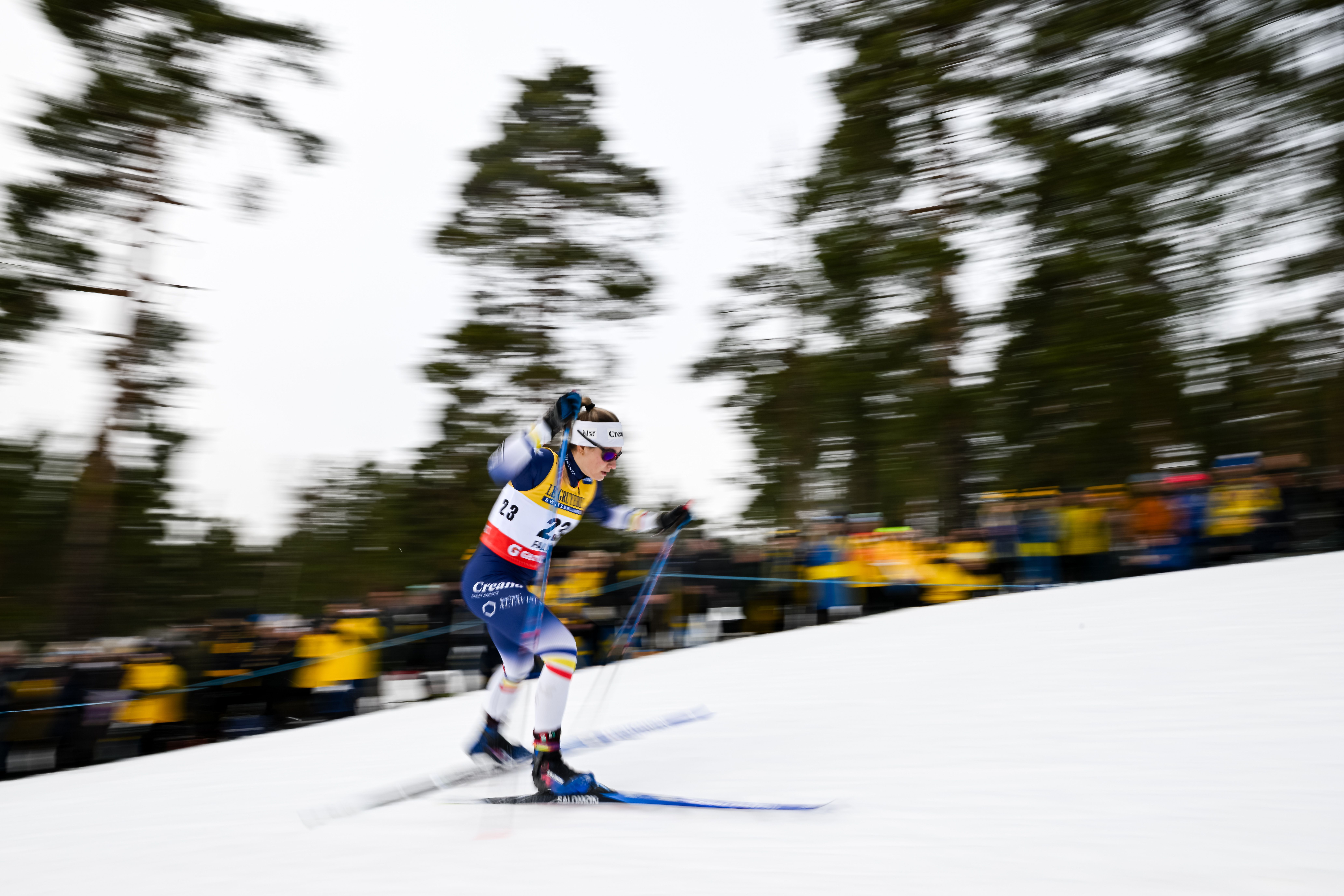 Gina del Rio, durant les finals de l'sprint a Falun FOTO Nordic Focus (4)
