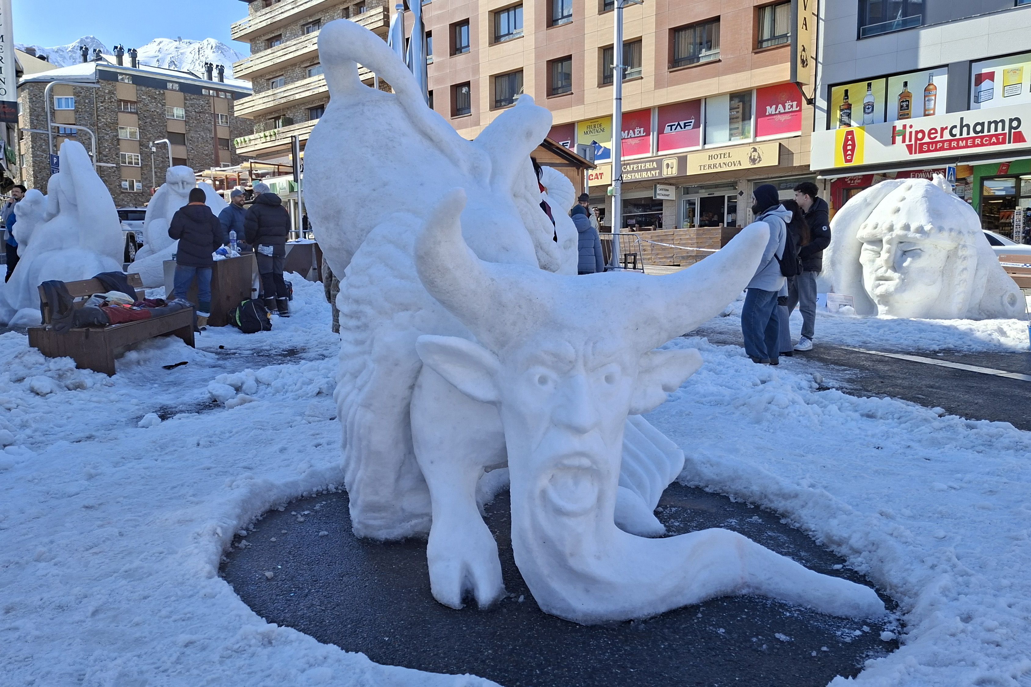 L'animal mitològic ibèric guanyador del concurs.