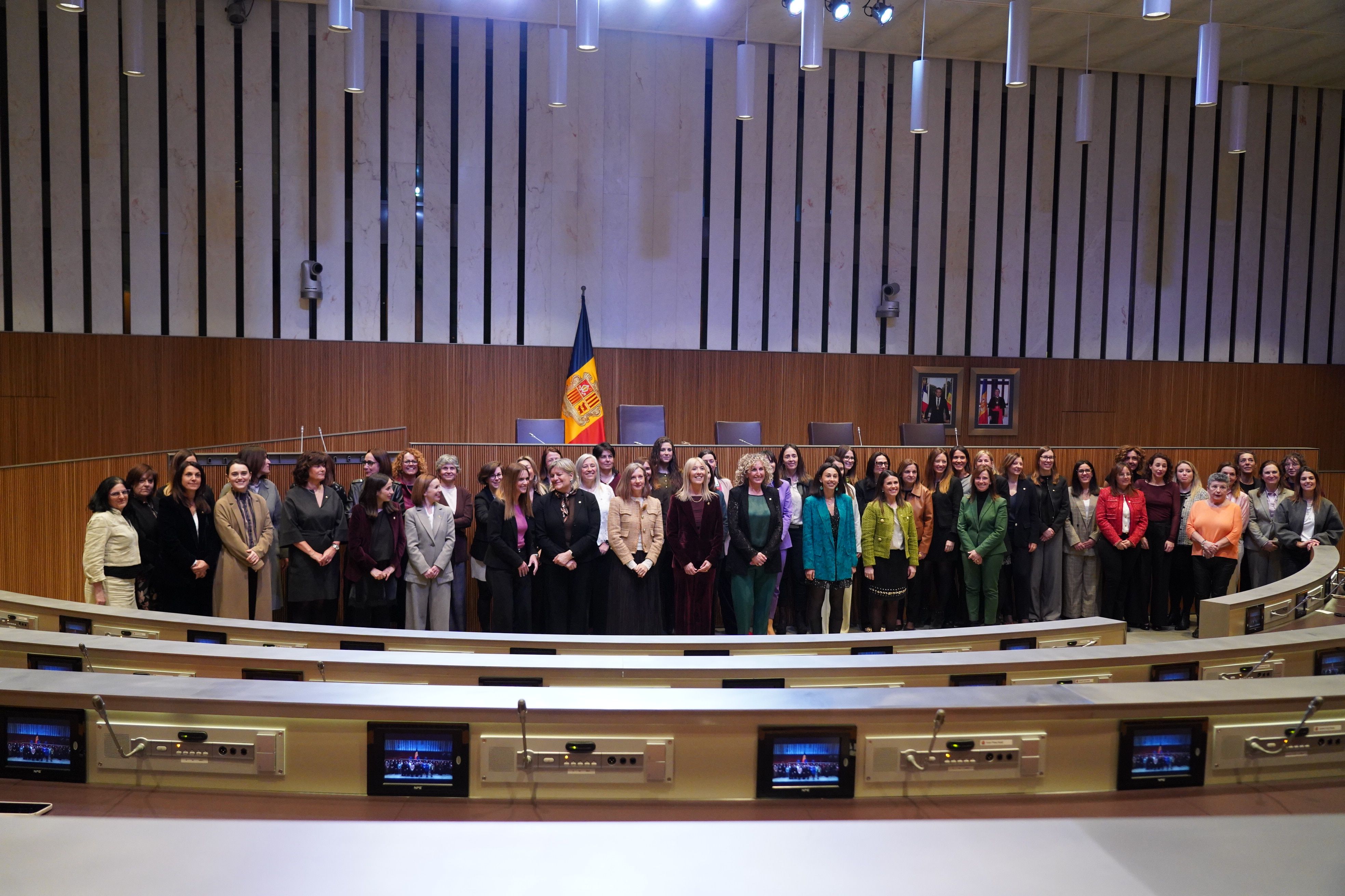 Acte commemoratiu del Dia Internacional de la Dona al Consell General. Acte commemoratiu del Dia Internacional de la Dona al Consell General.