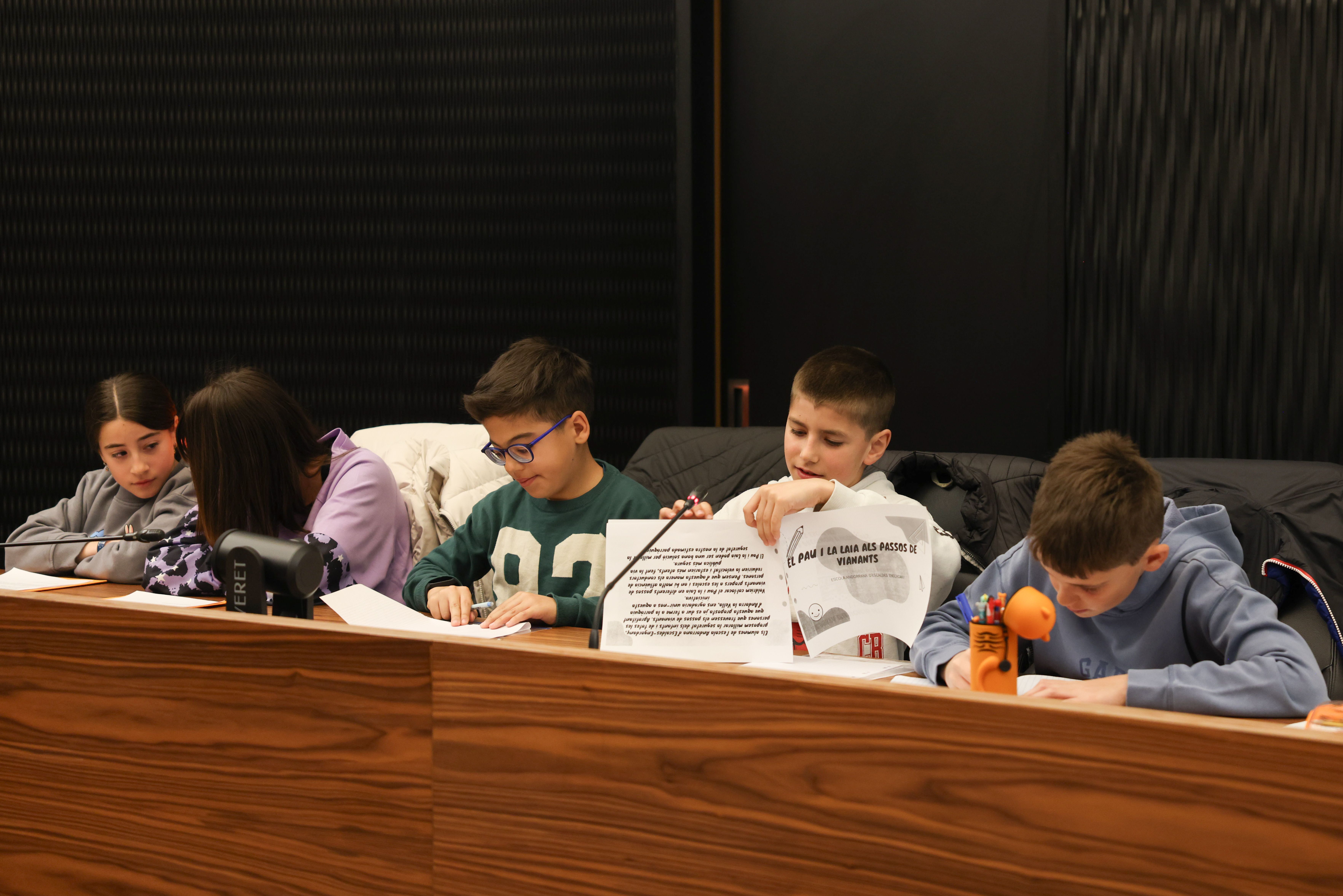 Sessió del Consell d'Infants celebrada aquest dimarts. Sessió del Consell d'Infants celebrada aquest dimarts.