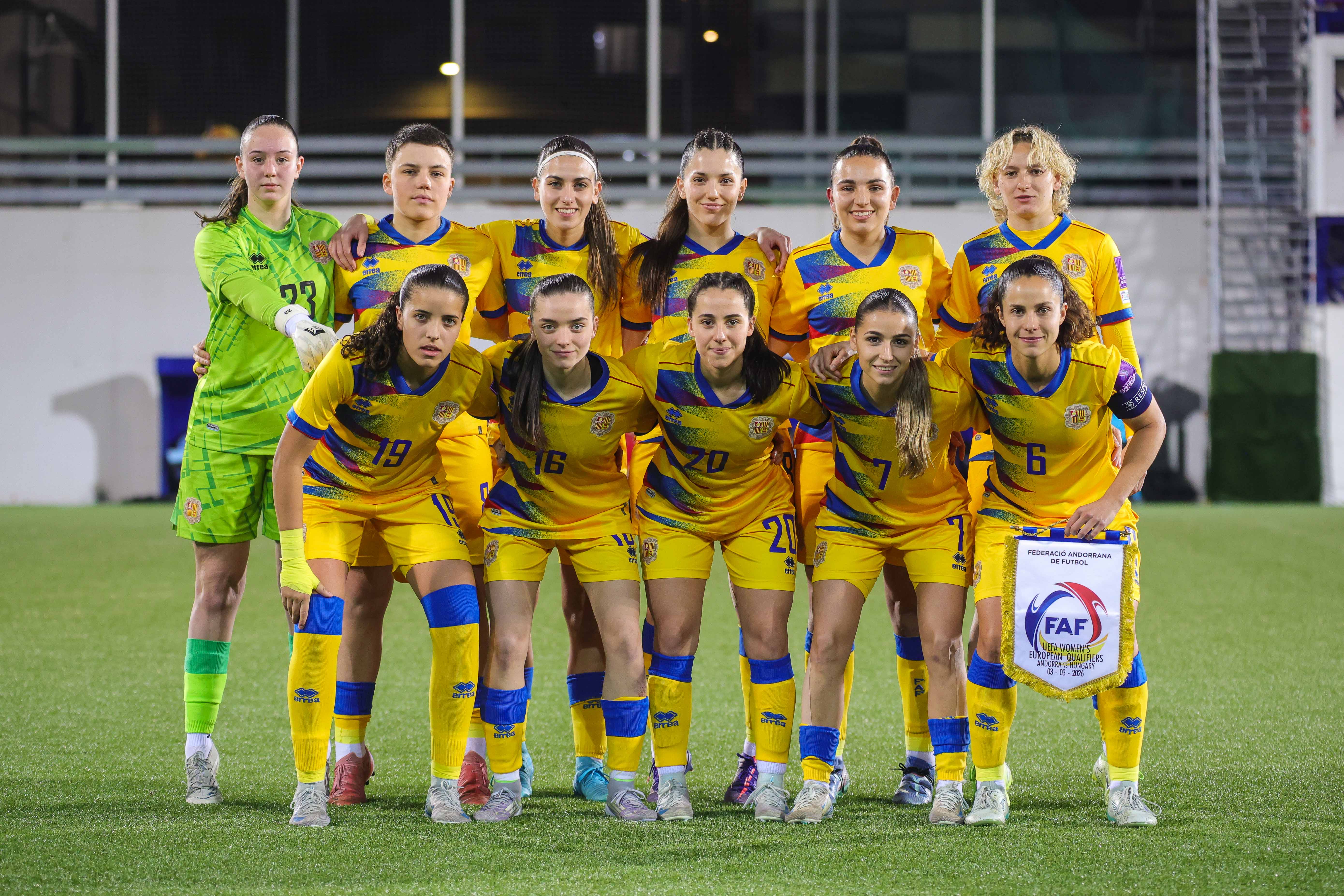 Aquest ha estat l'onze que ha presentat Albert Panadero per al duel contra Hongria. 