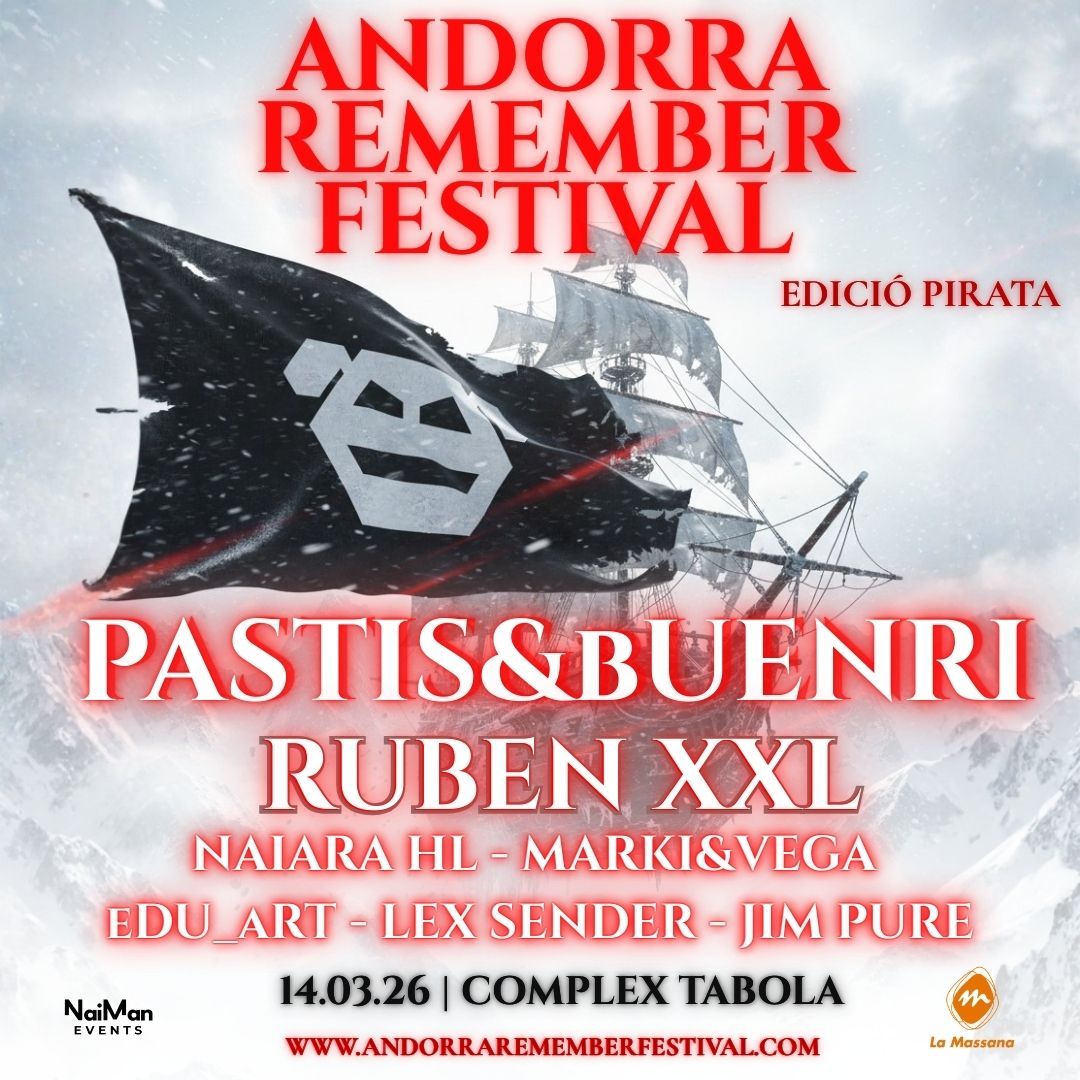 CARTELL DE L'ANDORRA REMEMBER FESTIVAL.