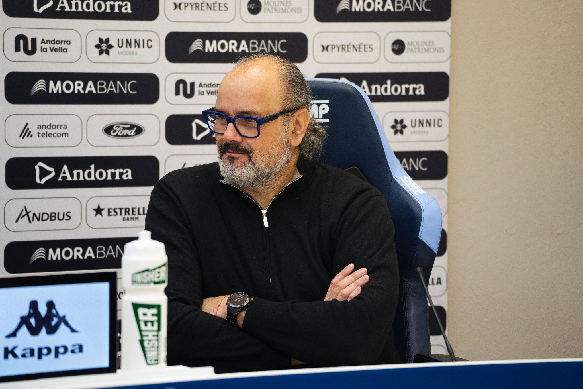 El director esportiu, en una roda de premsa d'aquesta setmana.