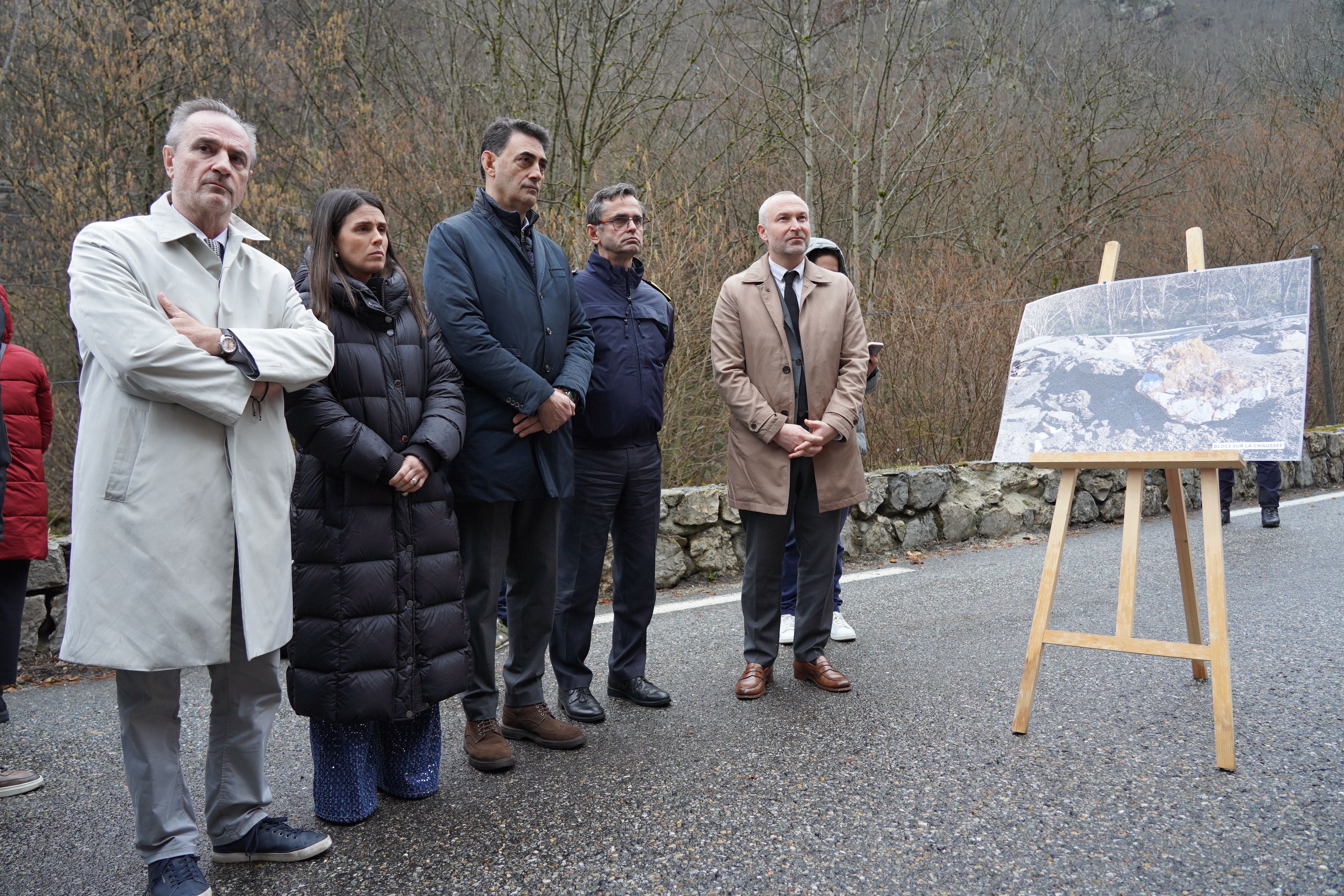 Les autoritats andorranes i franceses que han acudit a l'acte.