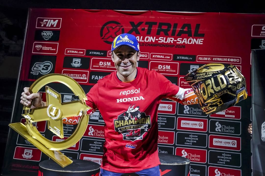 El resident Toni Bou, campió mundial a França per 39a vegada.