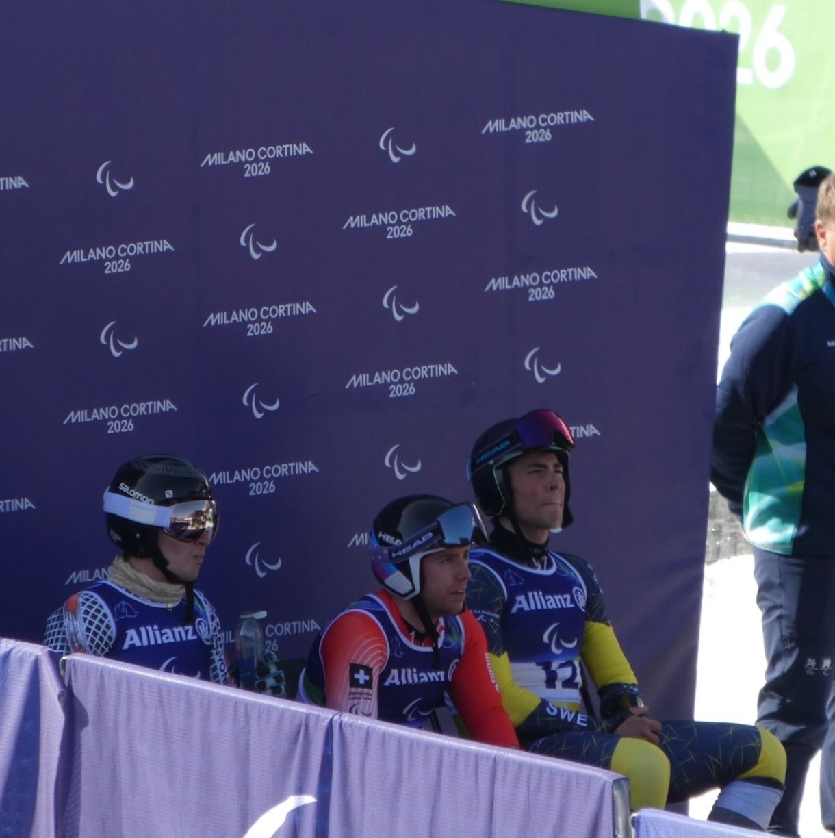 Puig ha format part durant uns minuts del podi provisional.