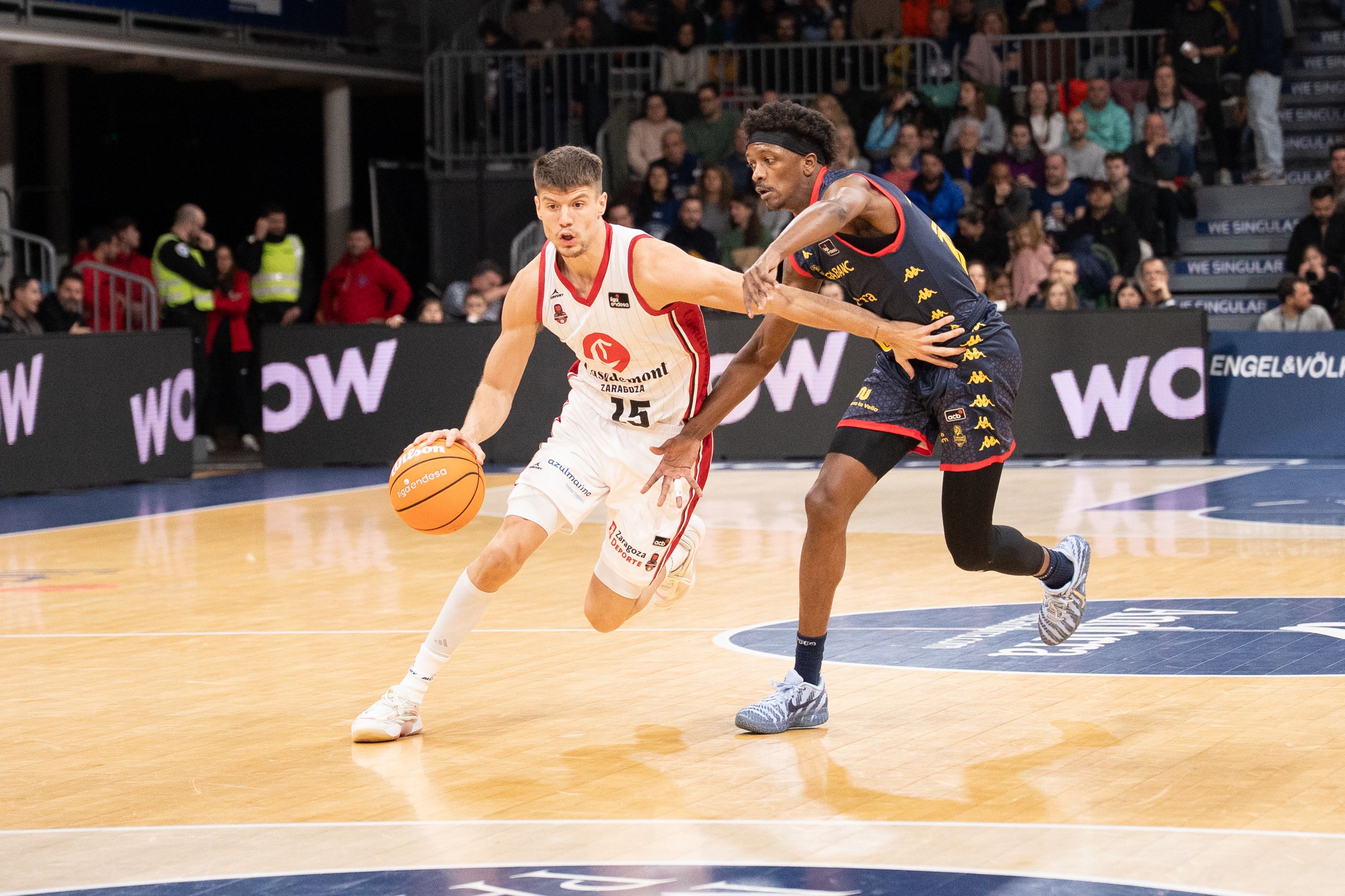 El nou fitxatge del MoraBanc, Sir'Jabari Rice, ha comptat amb molts minuts. 