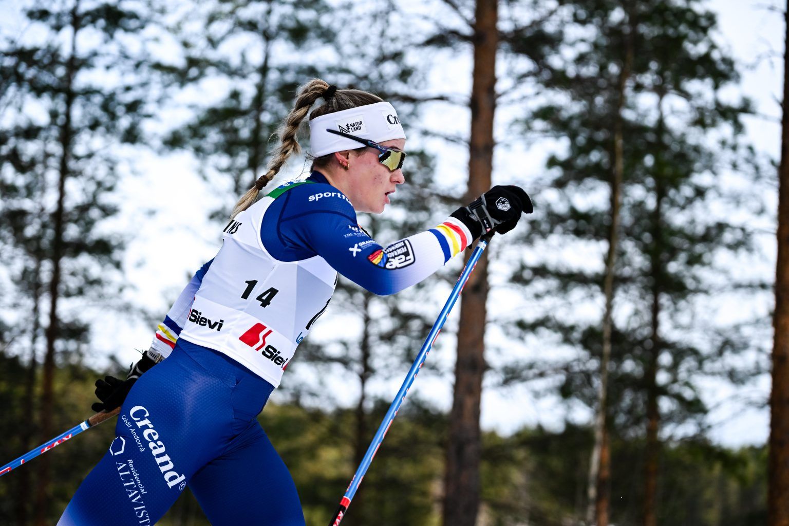 Gina del Rio, als 10 quilòmetres clàssics de Lahti.