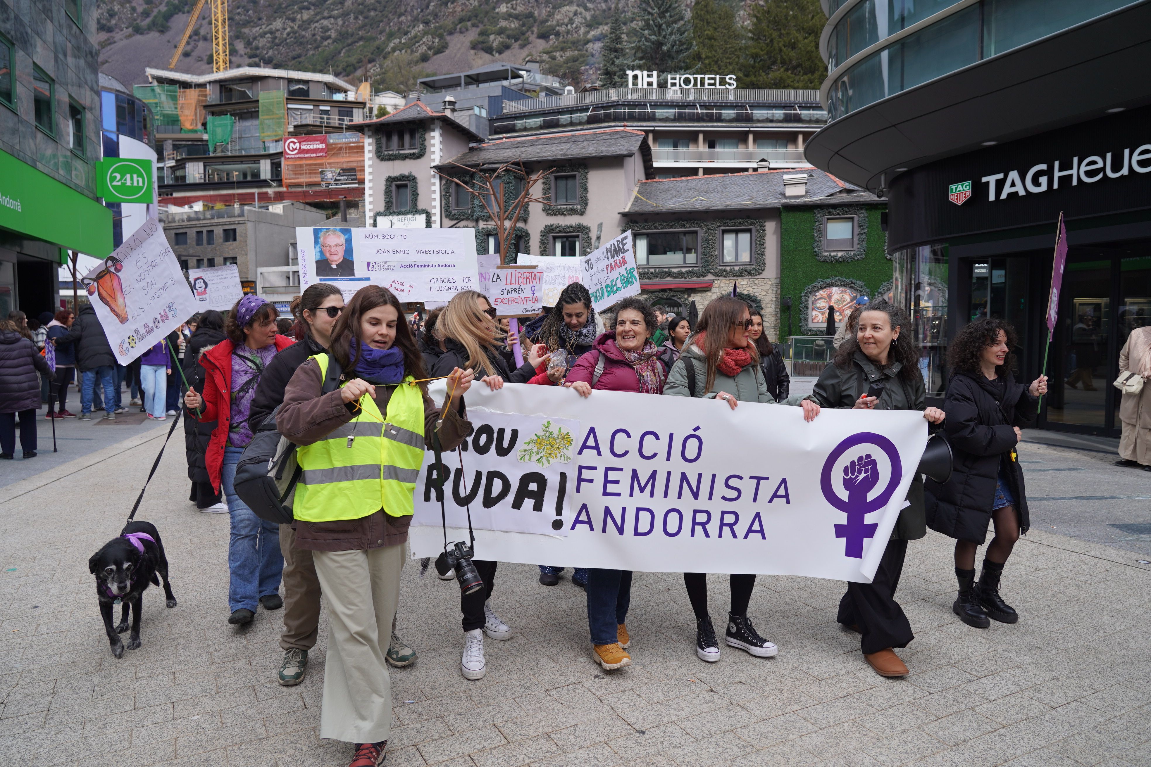 La sortida de la manifestació.