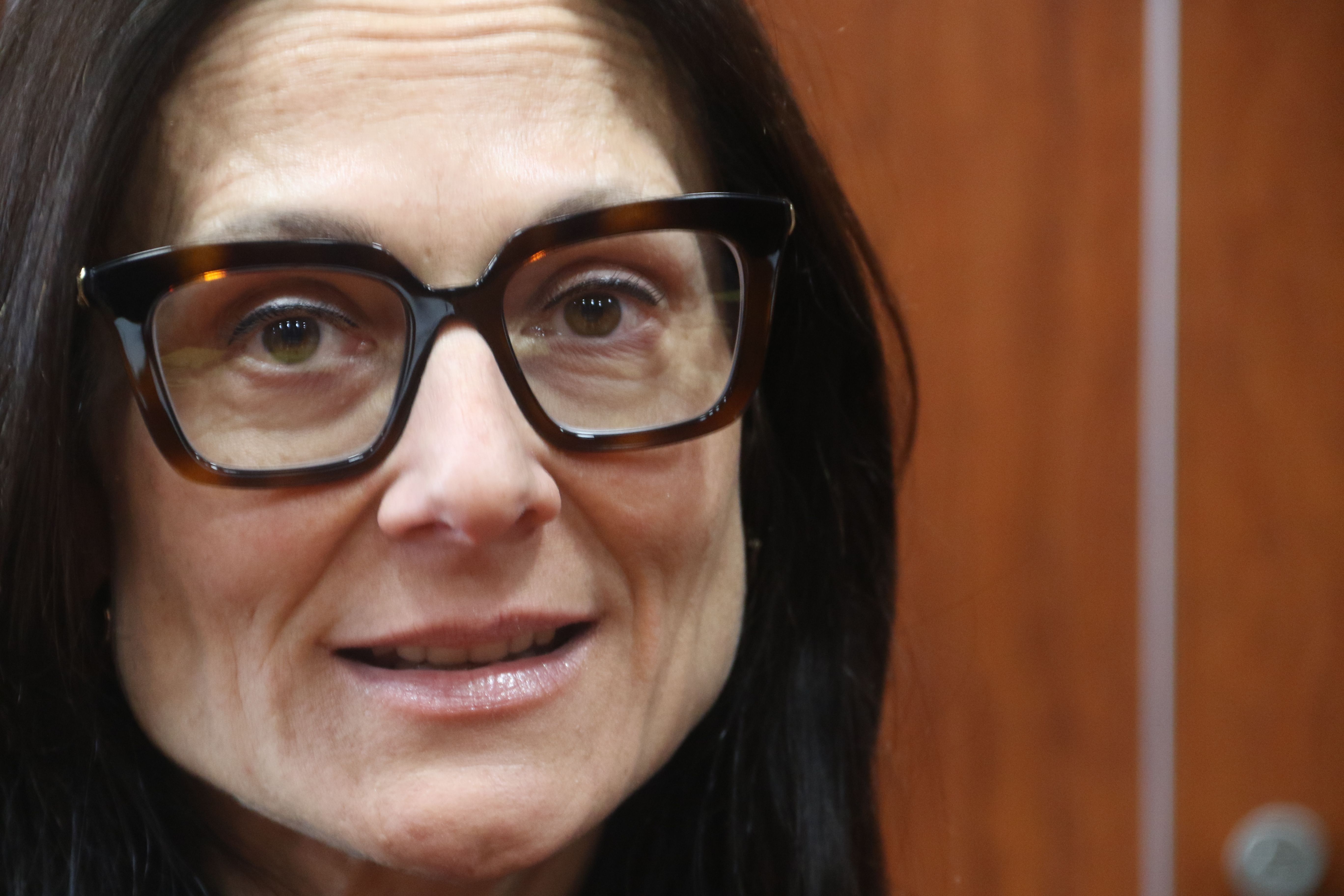 Ester Molné en un moment de l'entrevista.