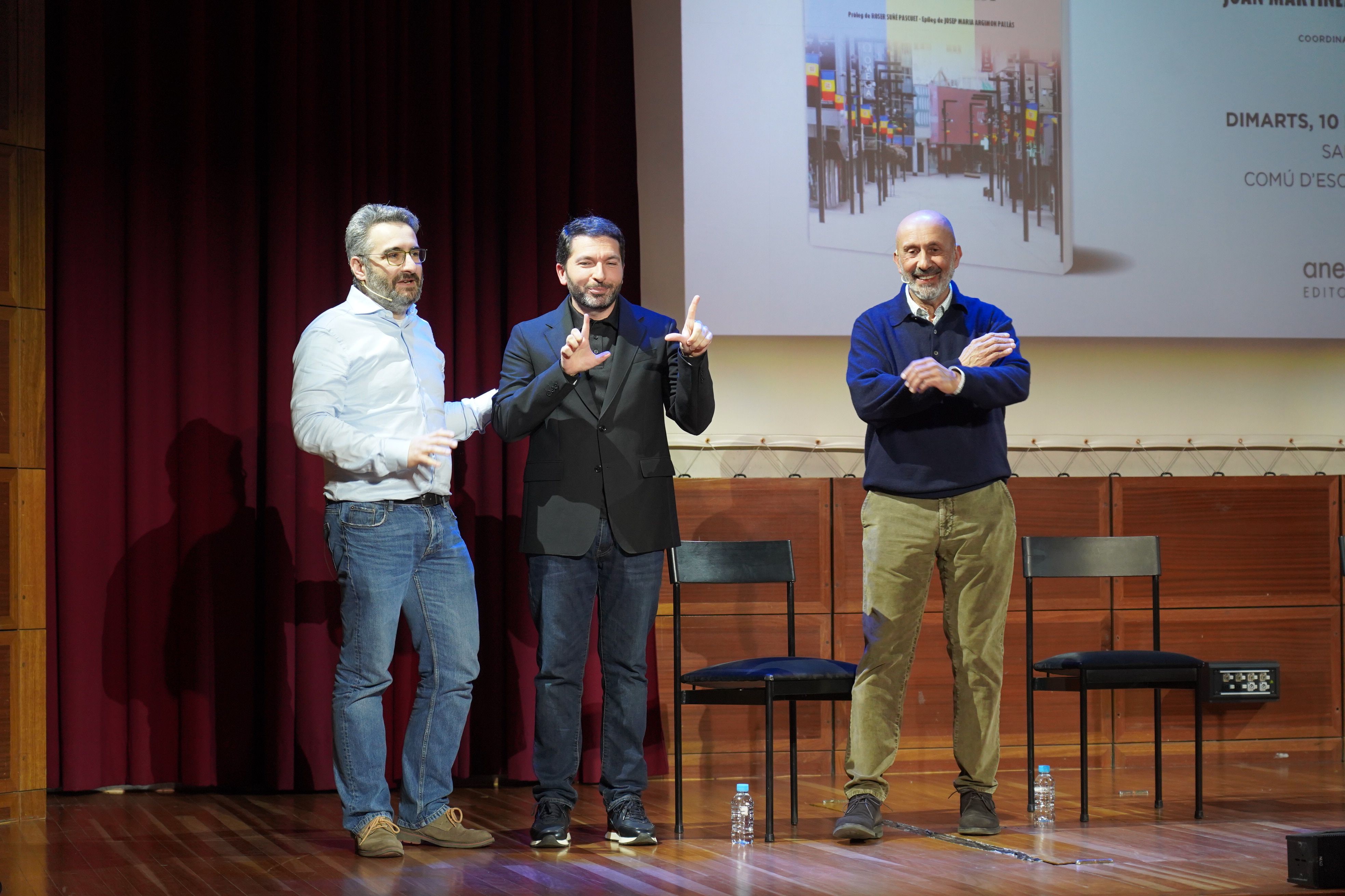 Jover i Benazet amb David Jiménez. // M. P.