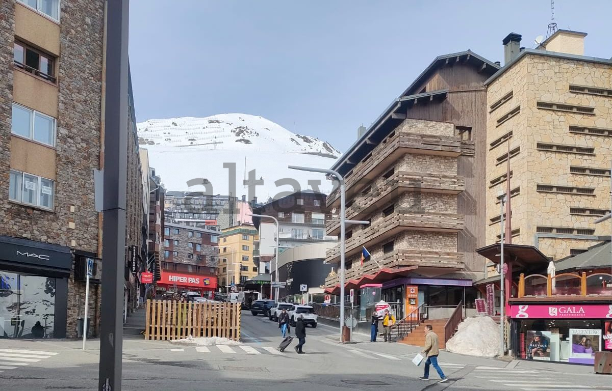 Una vista del Pas de la Casa aquest matí.