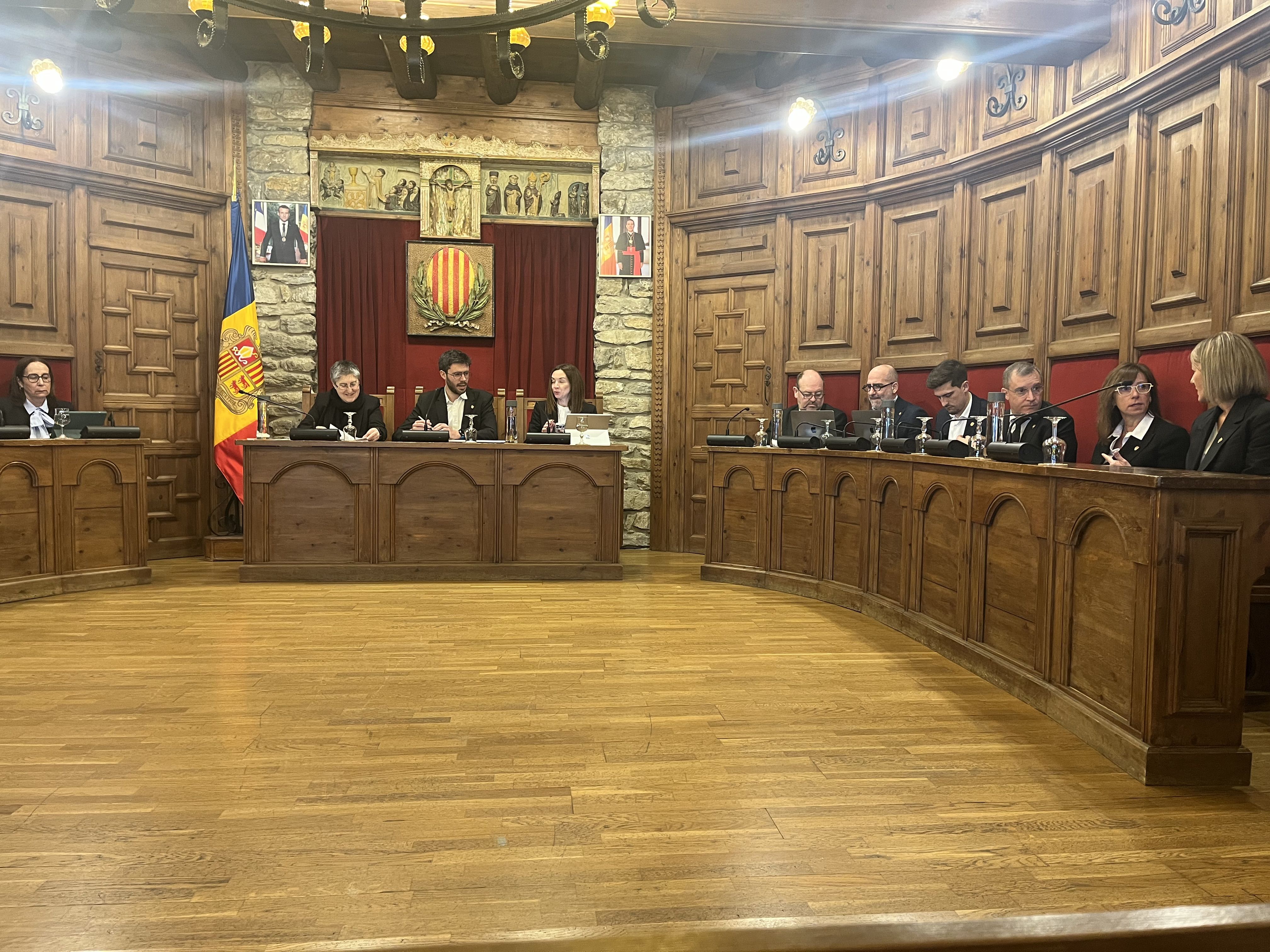 sessió del consell de comú de Sant Julià de Lòria d'aquest dijous