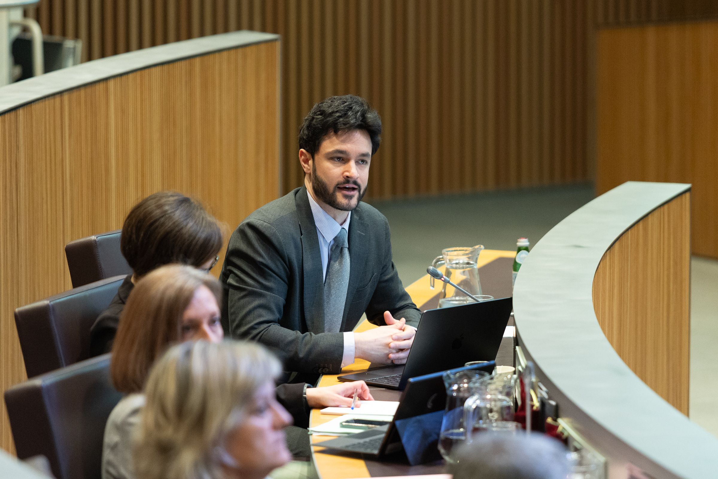 Cerni Escalé, durant la sessió.