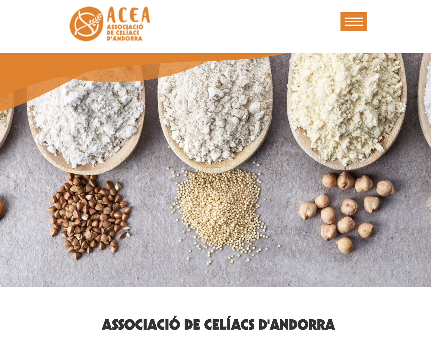 Portal web de l'Associació de Celíacs d'Andorra. Portal web de l'Associació de Celíacs d'Andorra.