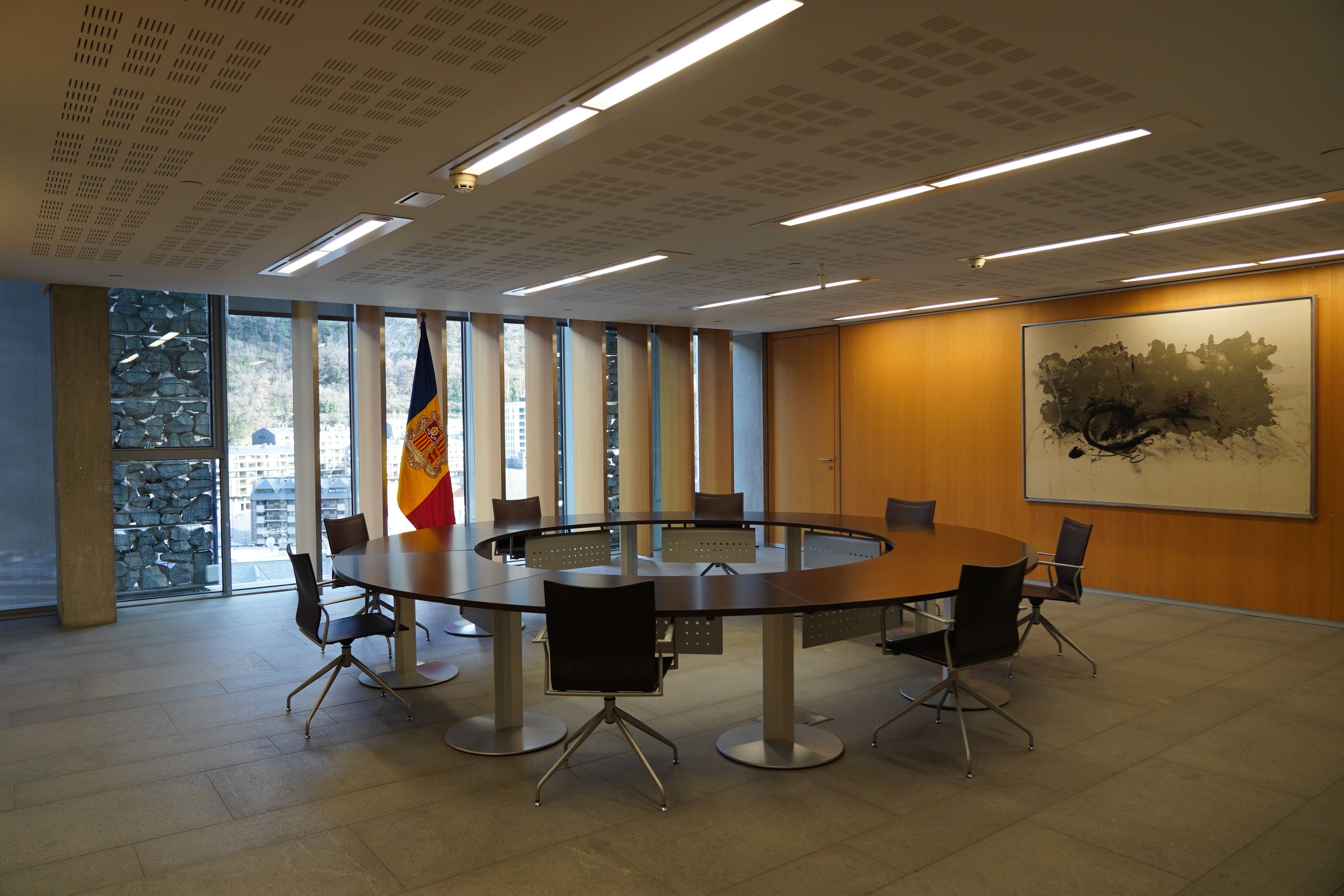 La sala de la junta de presidents de grups parlamentaris.