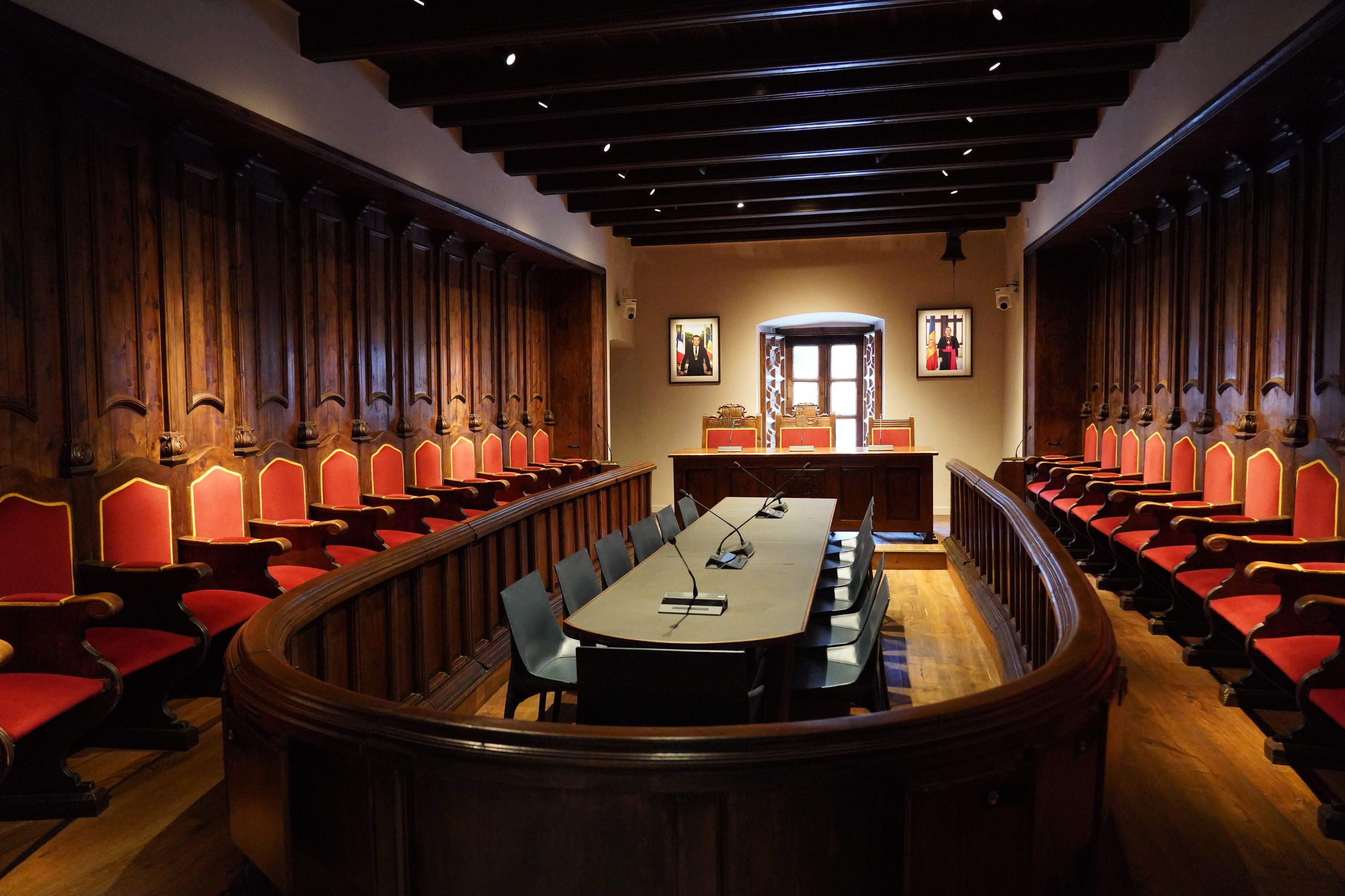 Sala de plens de Casa de la Vall.