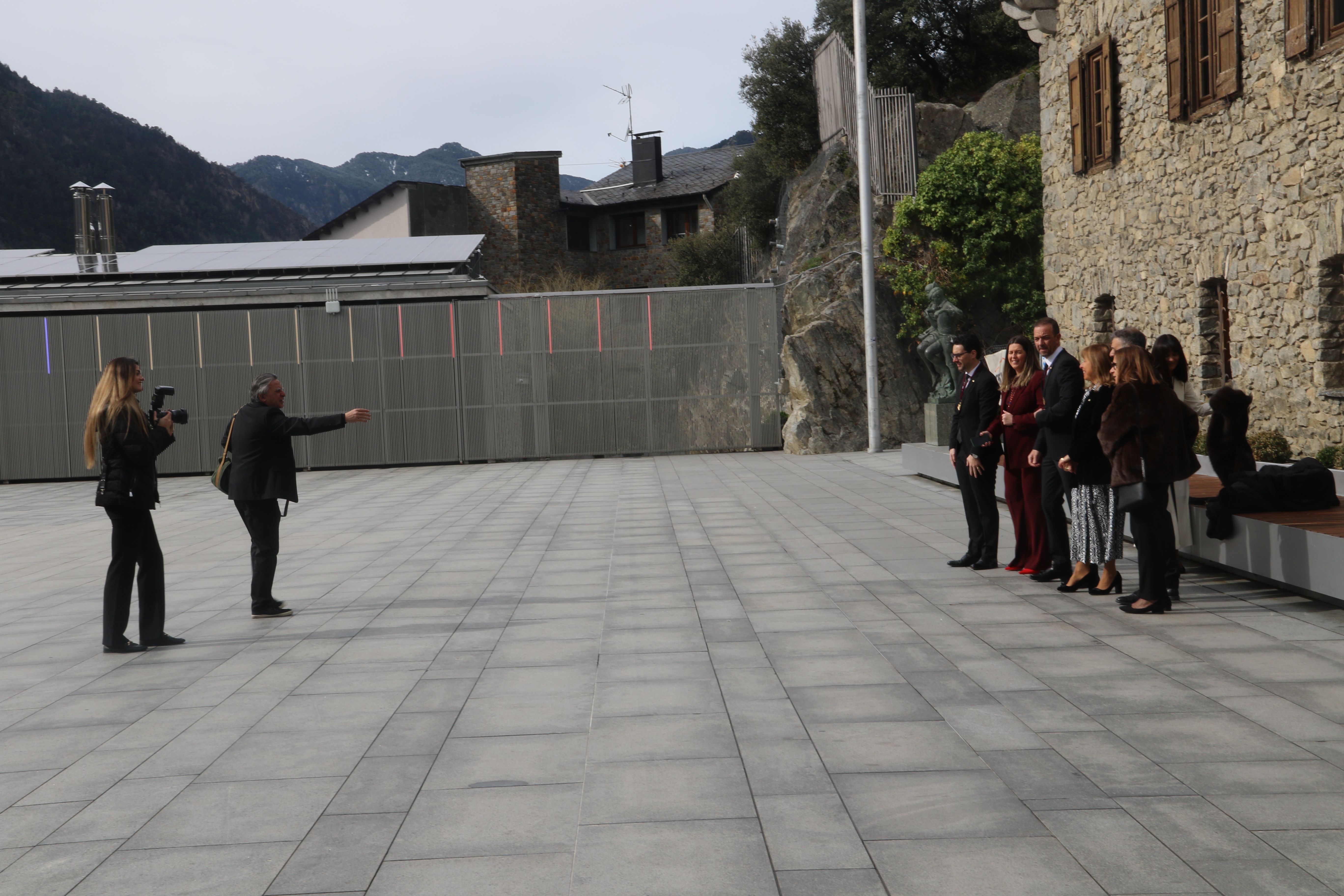 Membres de Govern fent-se una fotografia. 