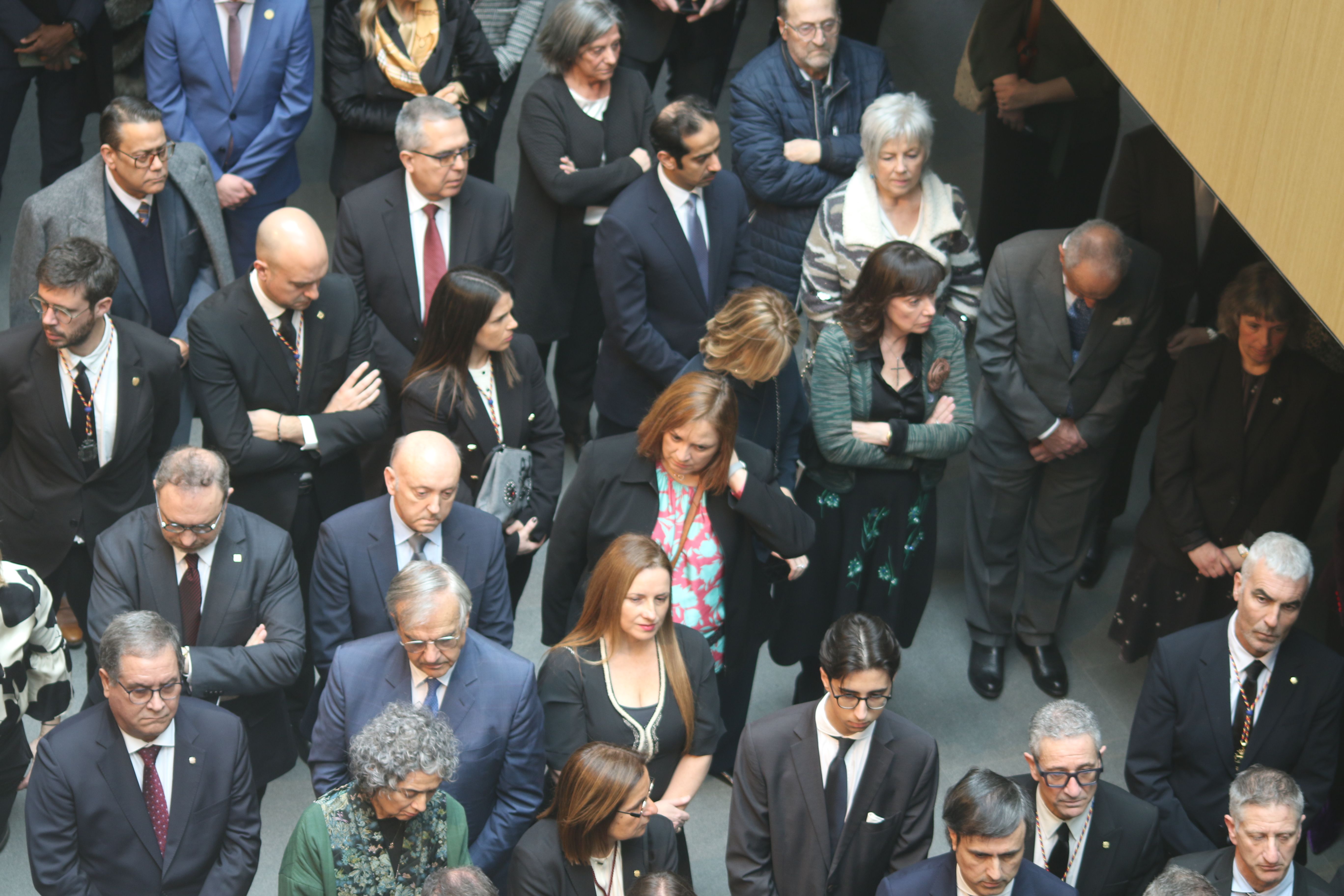 Alguns dels presents a l'acte.