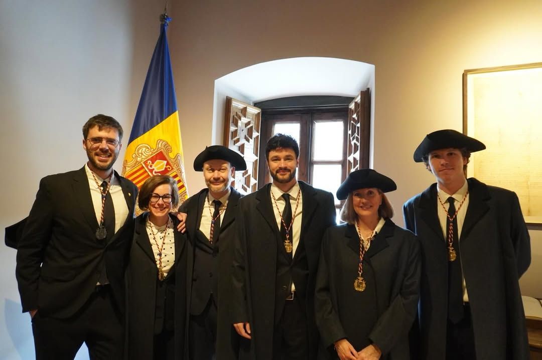 Consellers general de Concòrdia amb el cònsol de Sant Julià. // Concòrdia