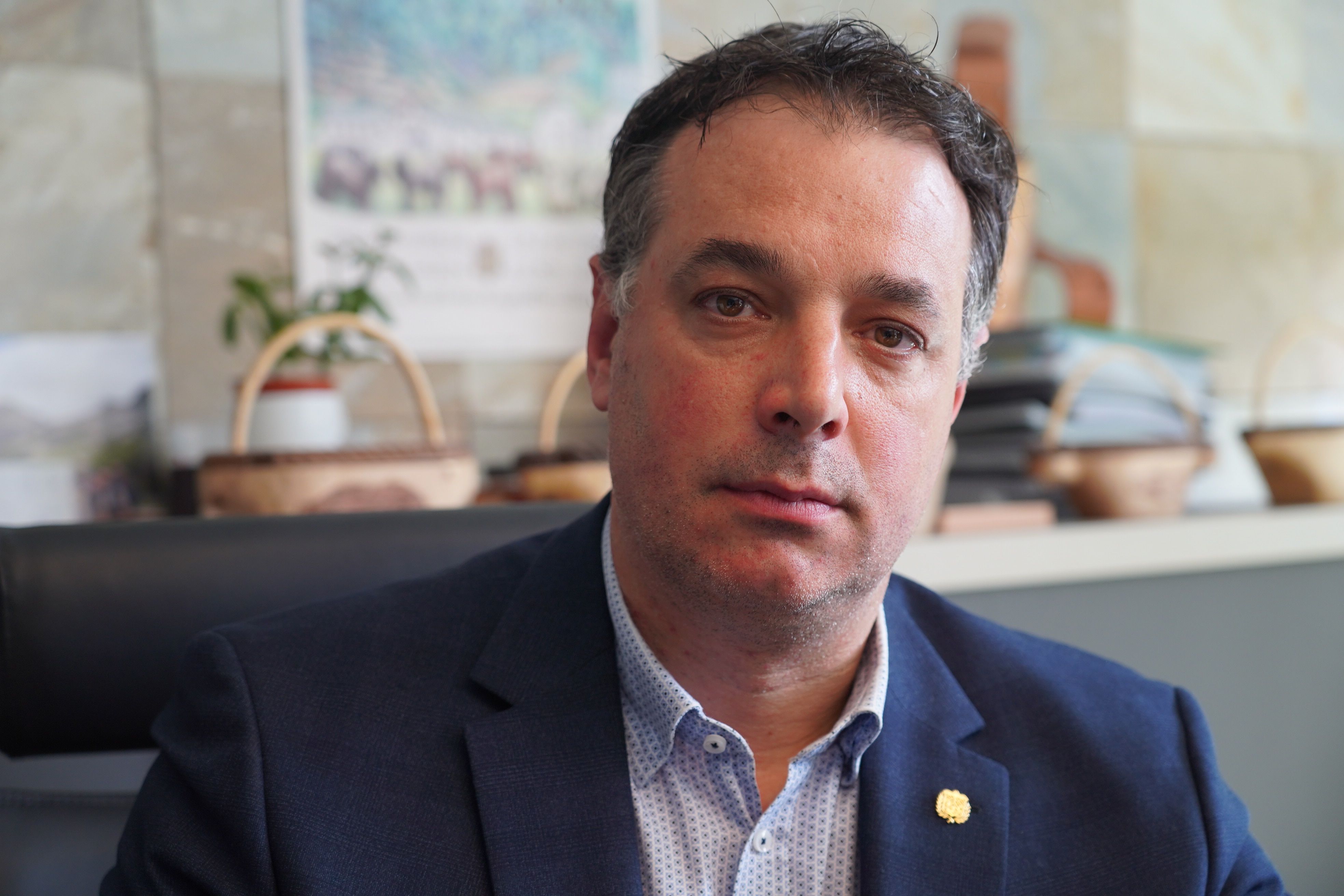 El cònsol menor d’Ordino, Eduard Betriu.