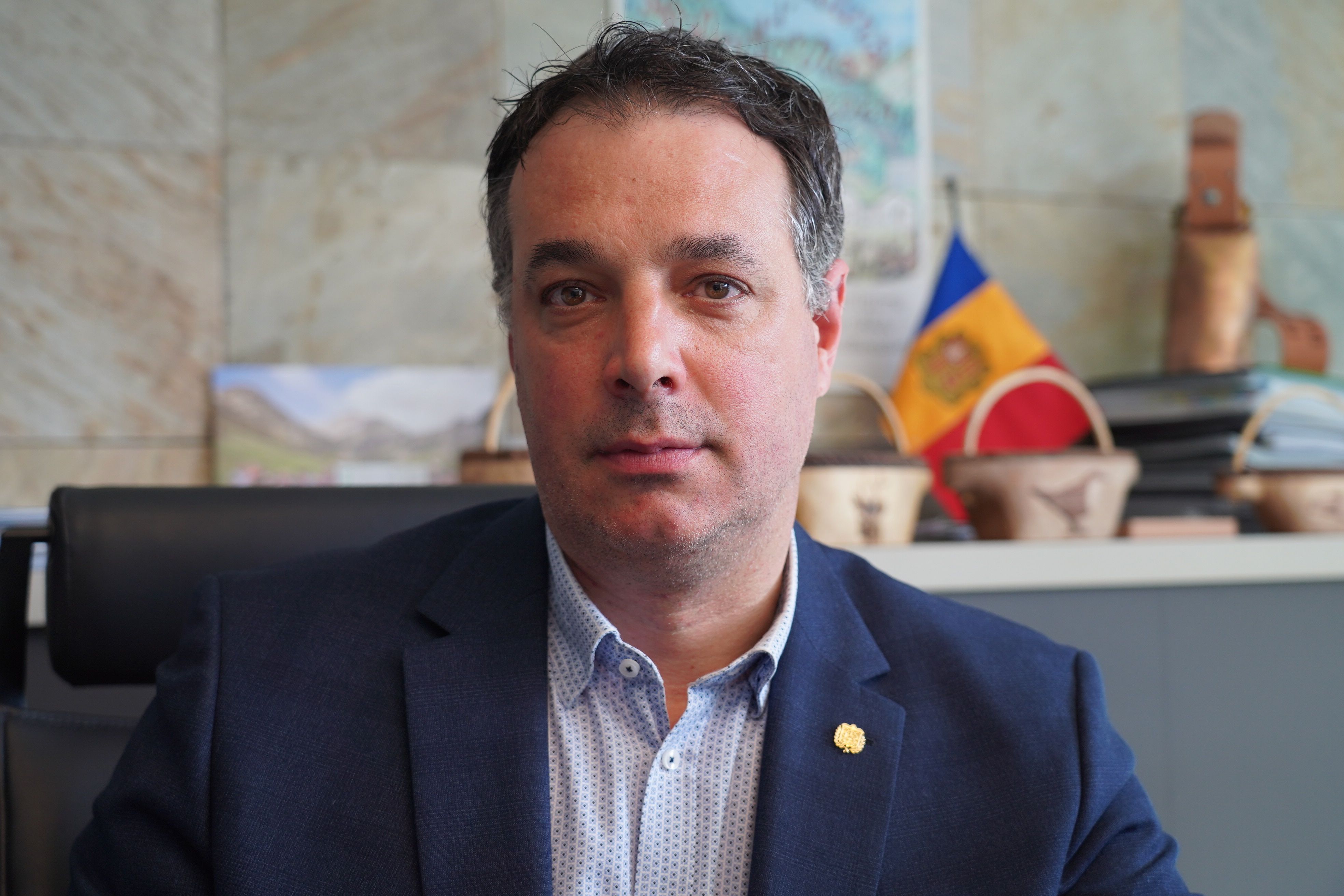 El cònsol menor d'Ordino, Eduard Betriu. // M. P.