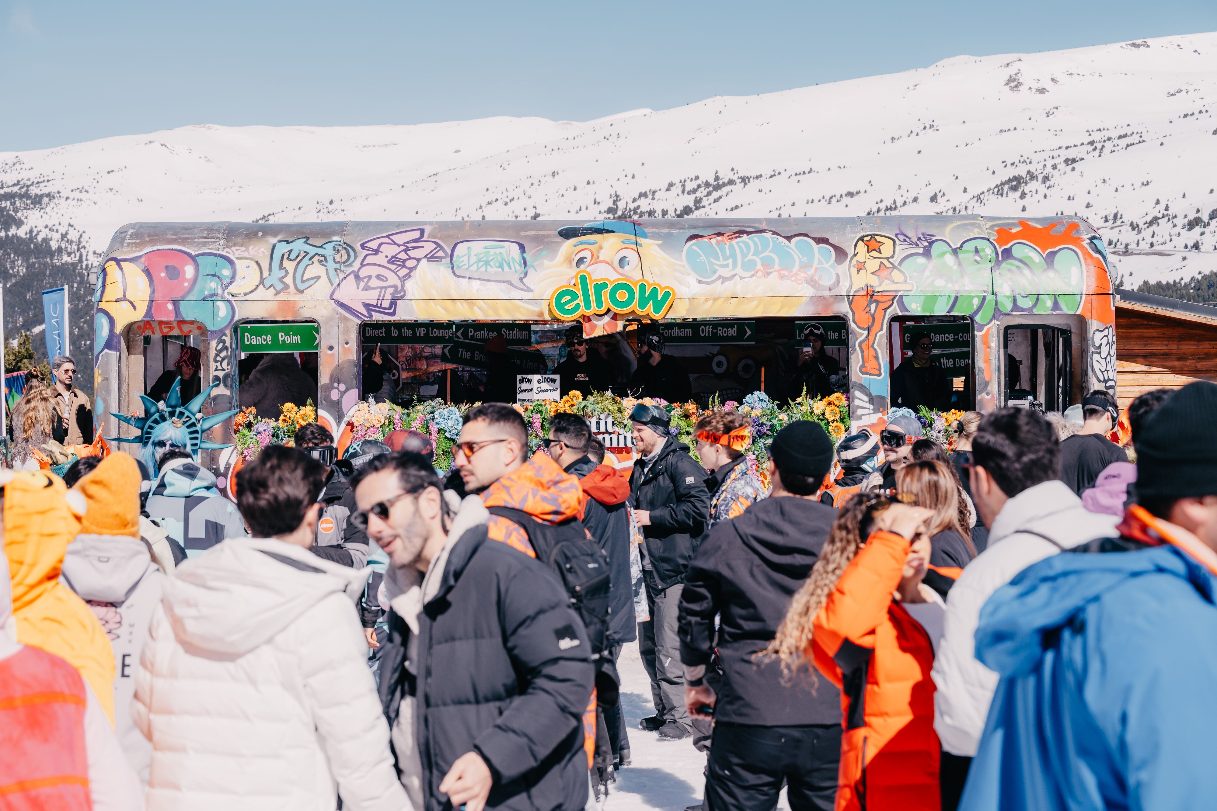 Imatge d'algun dels moments de l''Snowrow'.