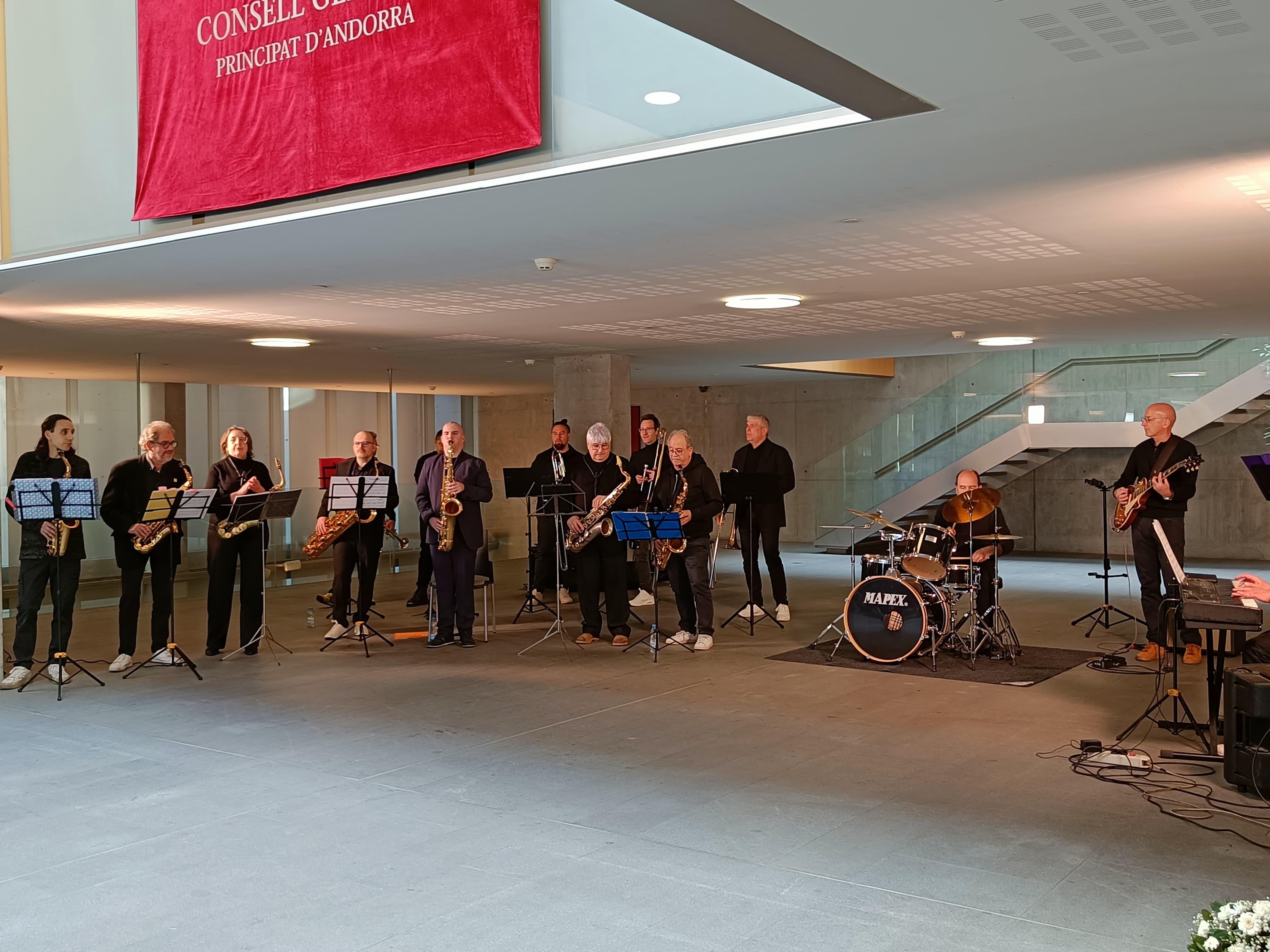 Un instant del concert de la Grossband. Un instant del concert de la Grossband.