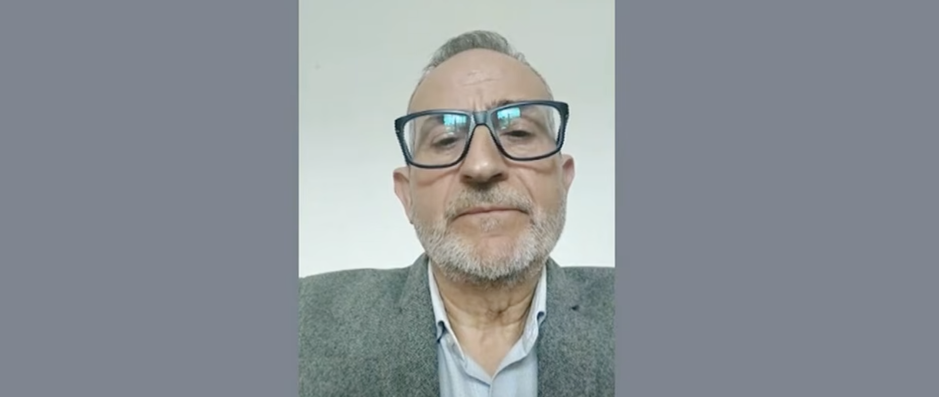 Celestino Barroso durant la declaració de la setmana passada per videoconferència.