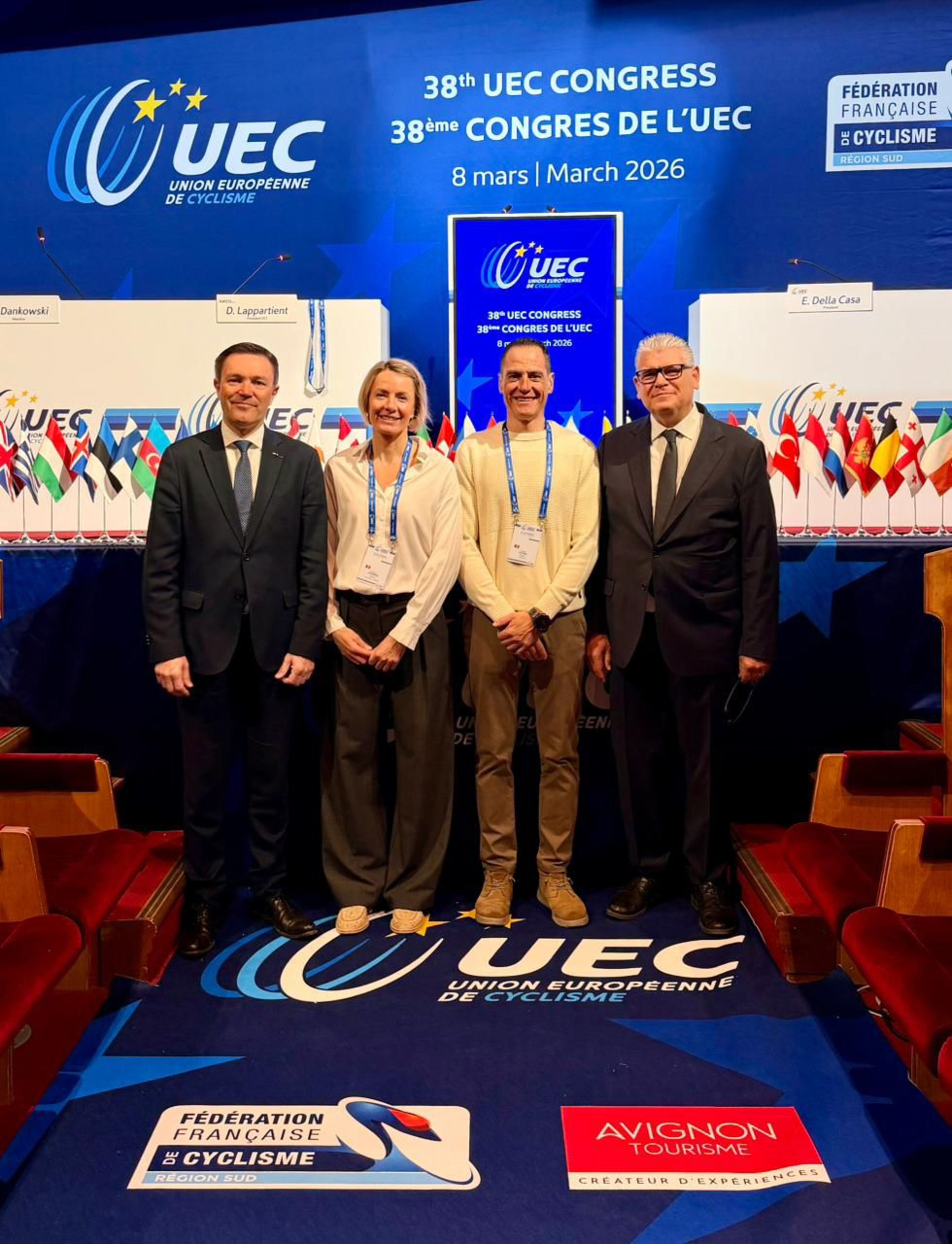 Imatge oficial de la trobada en el marc de la UEC.