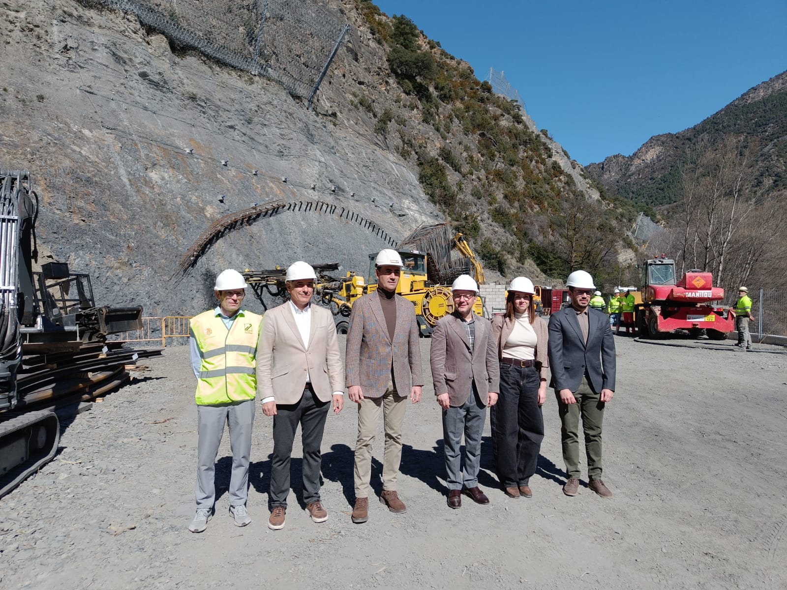 Inici oficial de la perforació del túnel de Rocafort, a Sant Julià de Lòria.