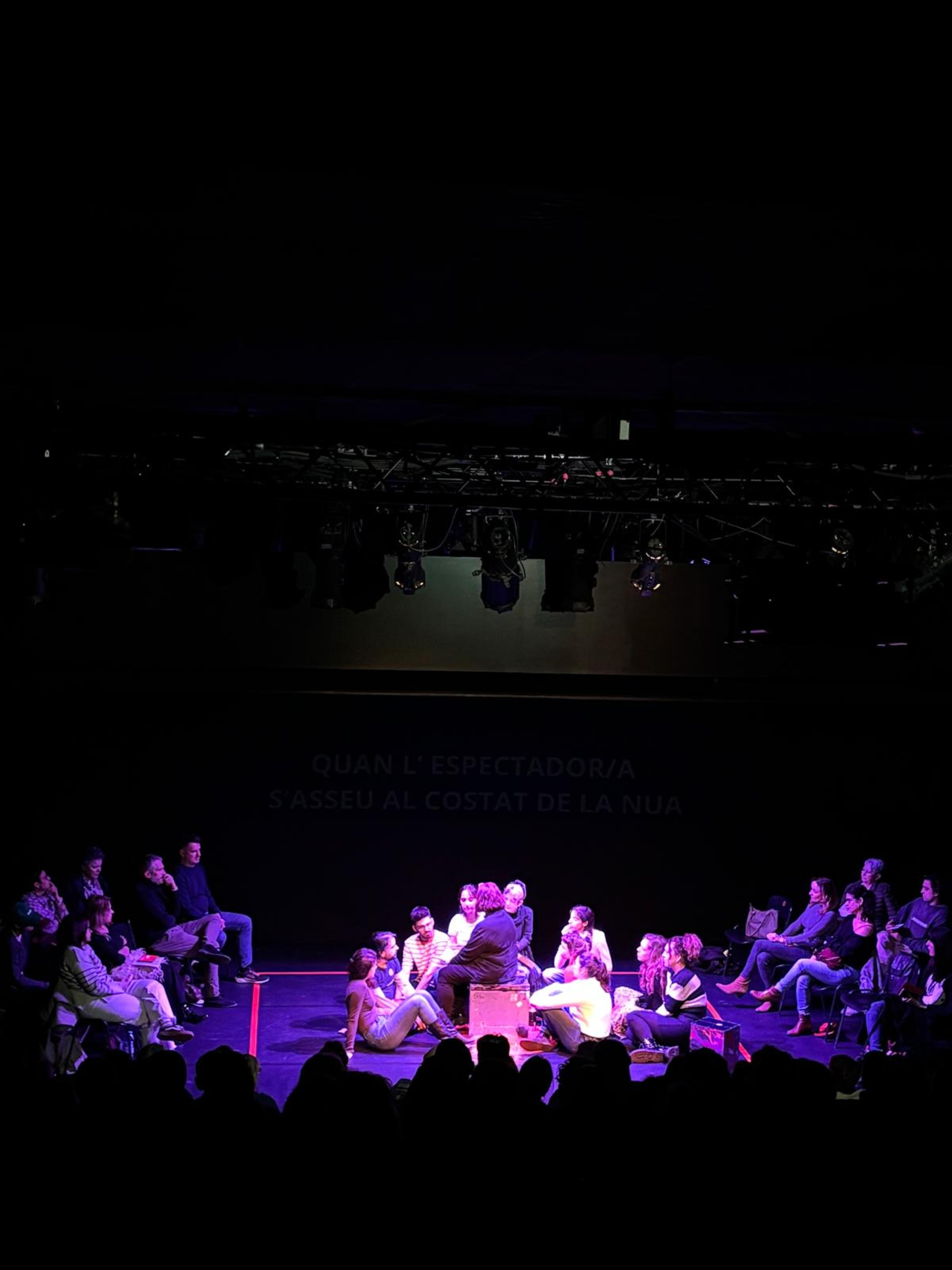 Una de les funcions de 'Nua' a La Villarroel.