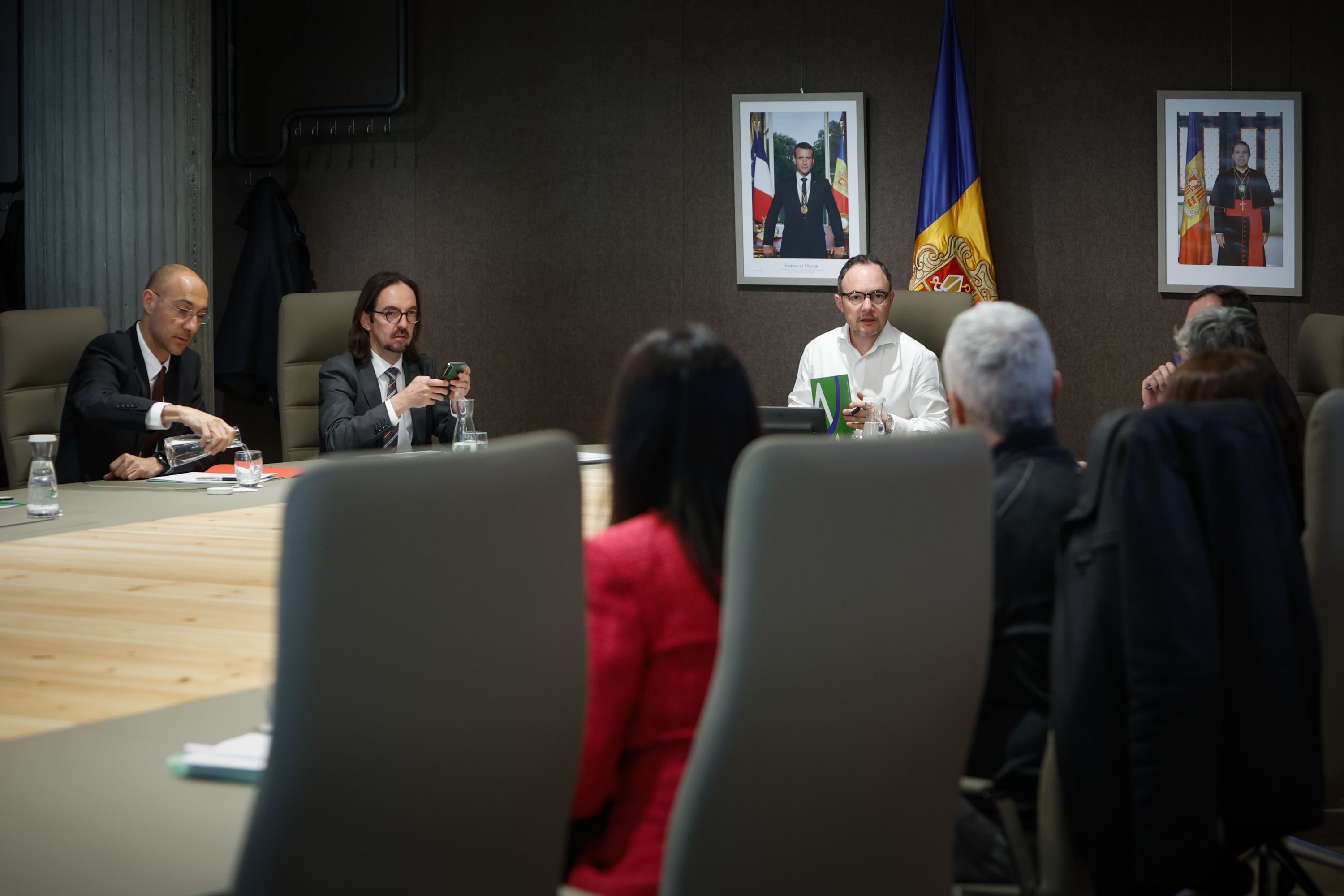 Reunió del pacte d'Estat d'aquest dimecres.