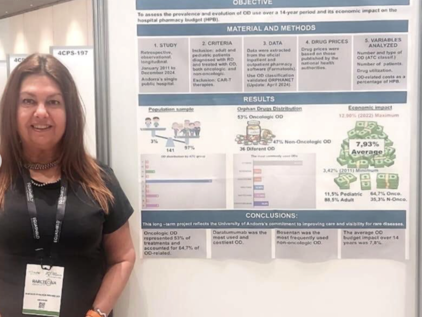 Elvira Gea, cap del Servei de Farmàcia del SAAS.