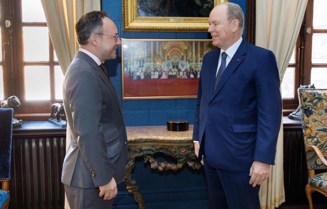 20260320 Xavier Espot i Albert II de Mònaco (2) 20260320 Xavier Espot i Albert II de Mònaco (2)