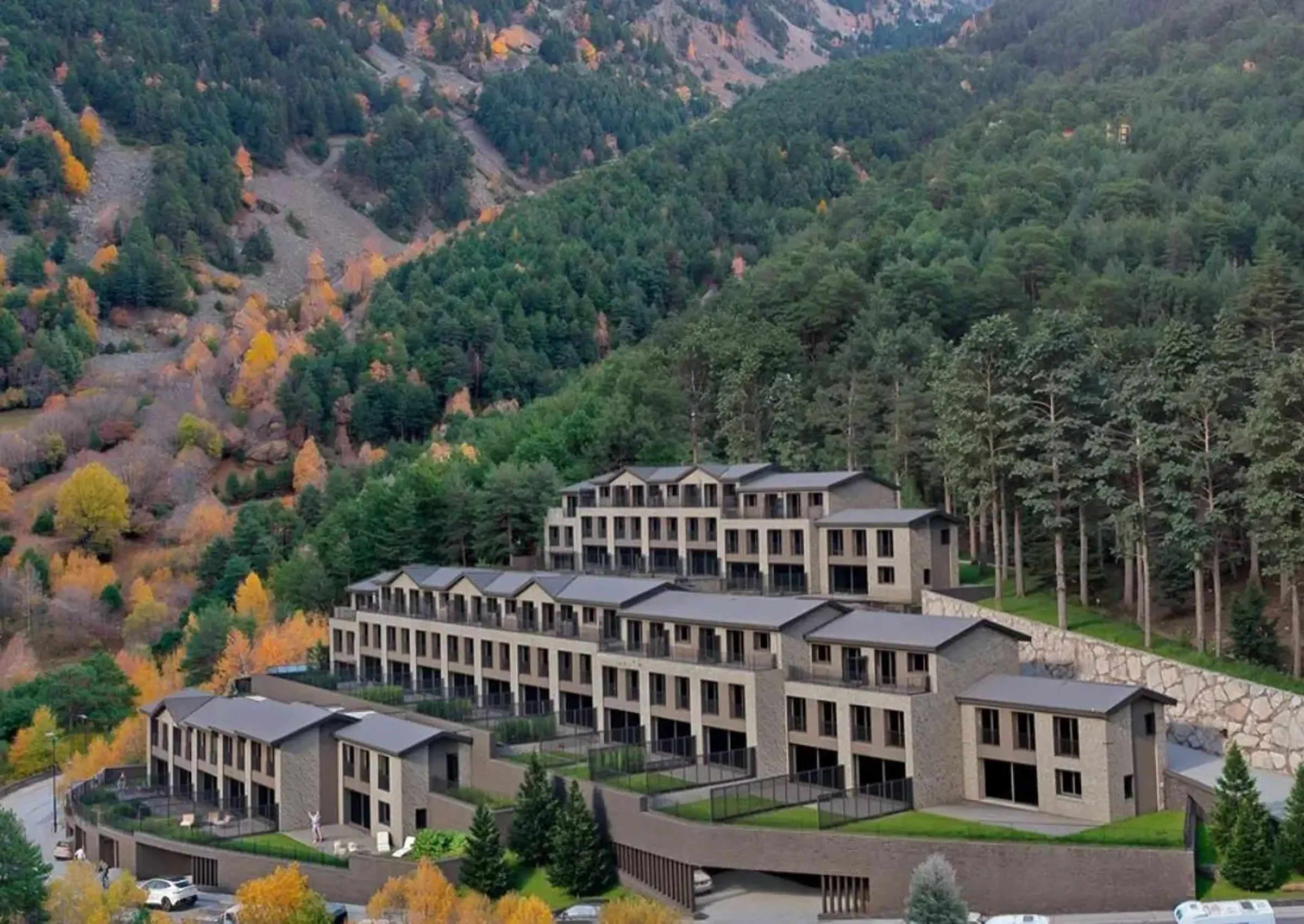 El render de la fase 3 de la Comella Parc. El render de la fase 3 de la Comella Parc.