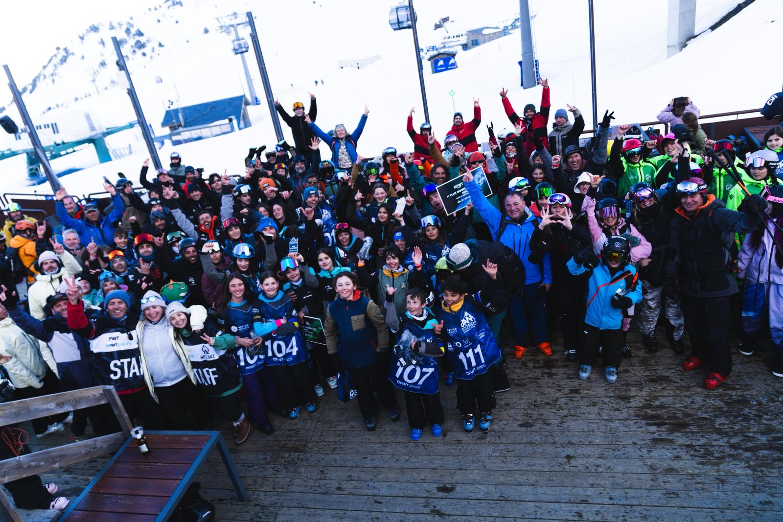 Èxit en la 14a JAM Extreme a Ordino Arcalís, que també corona els primers campions d’Andorra  júnior de freeride.