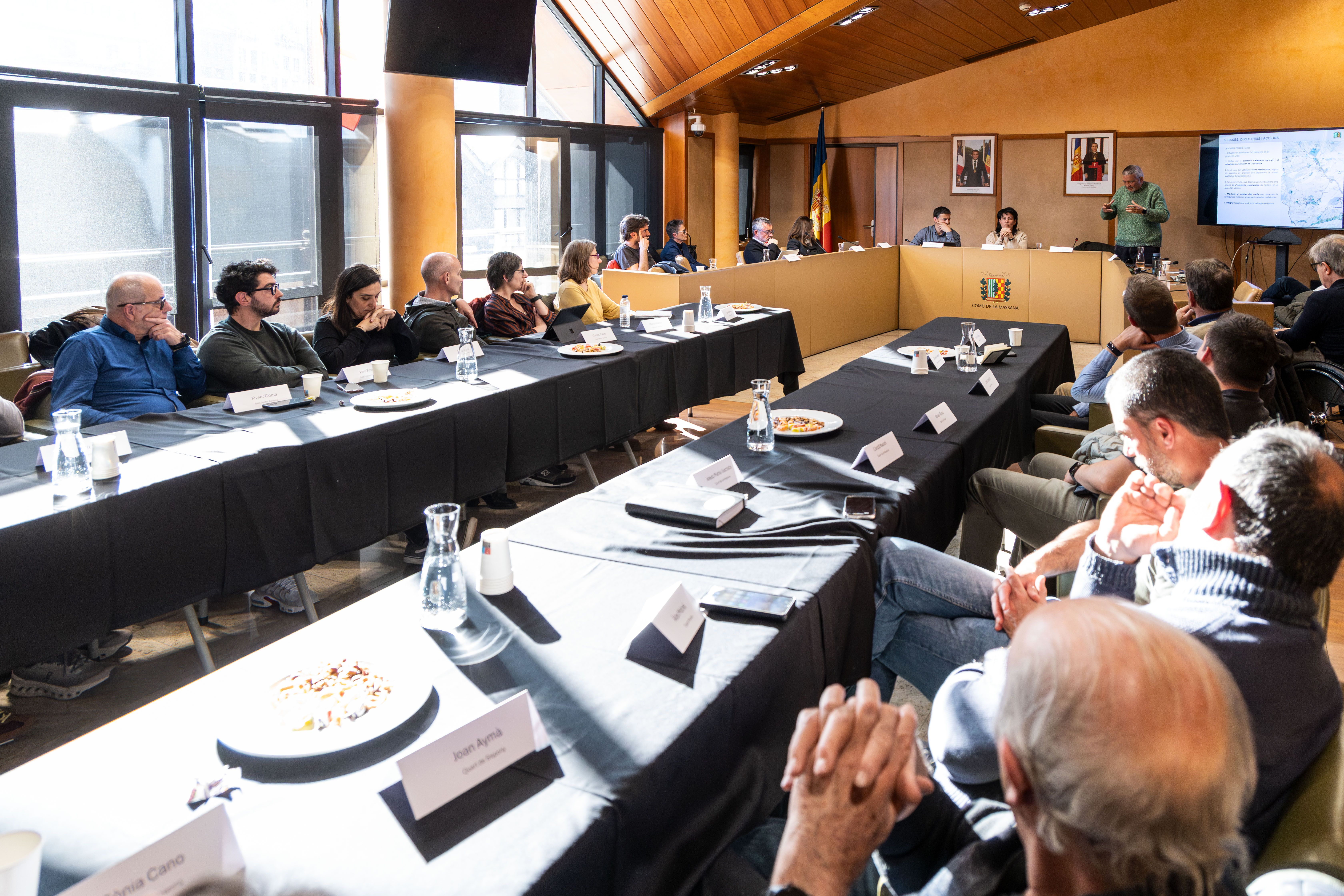 La reunió de cloenda del Consell Consultiu a la Massana.