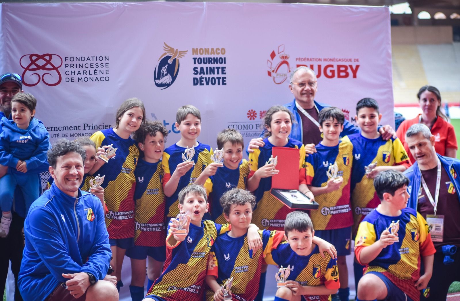 Els Petits Isards tanquen en 19a posició el Tournoi Sainte Dévote 2026 de Mònaco.