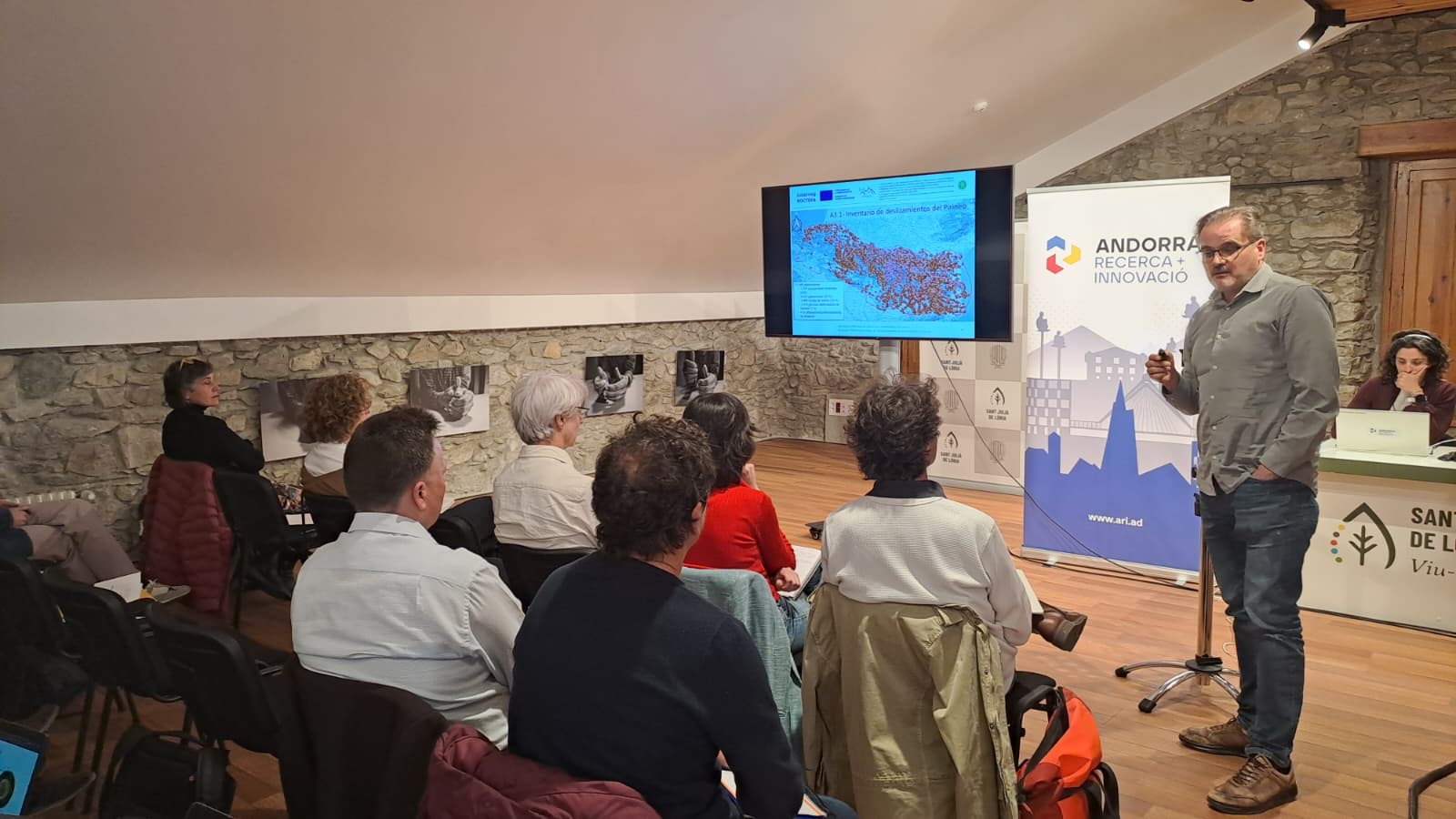 Un moment de la jornada celebrada a la sala Sergi Mas.