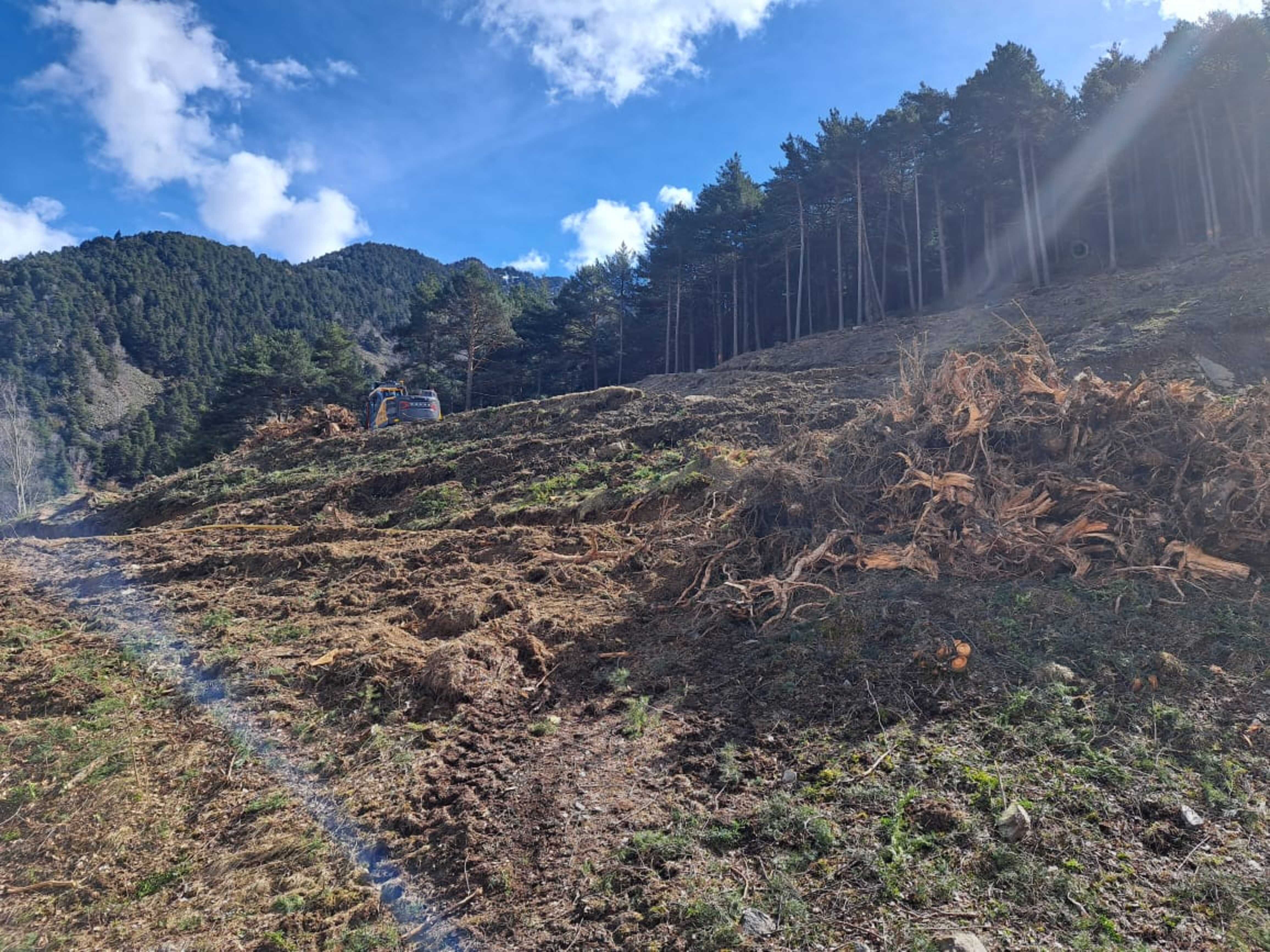 La parcel·la on s'ha d'edificar.