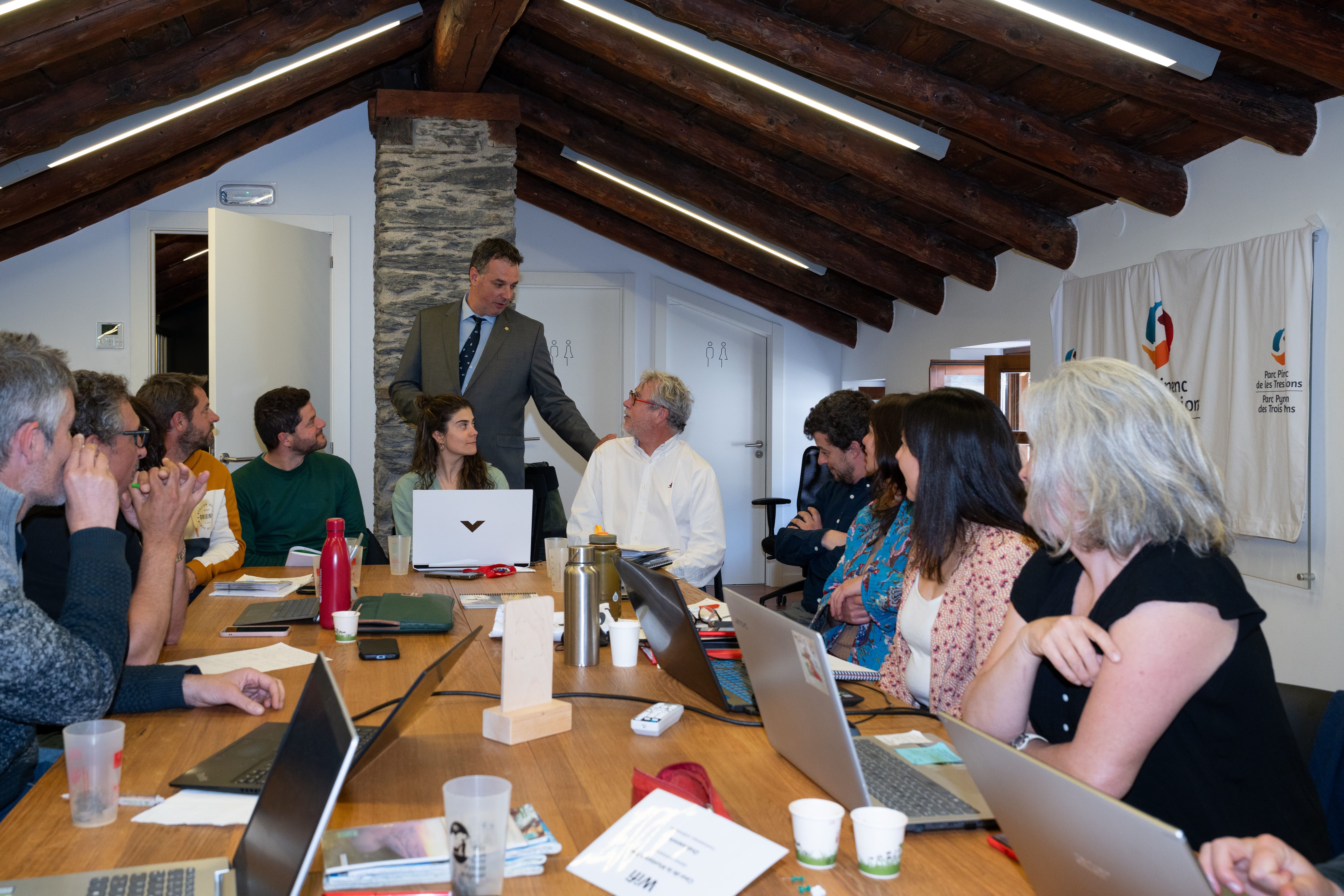 La primera trobada presencial del projecte. La primera trobada presencial del projecte.