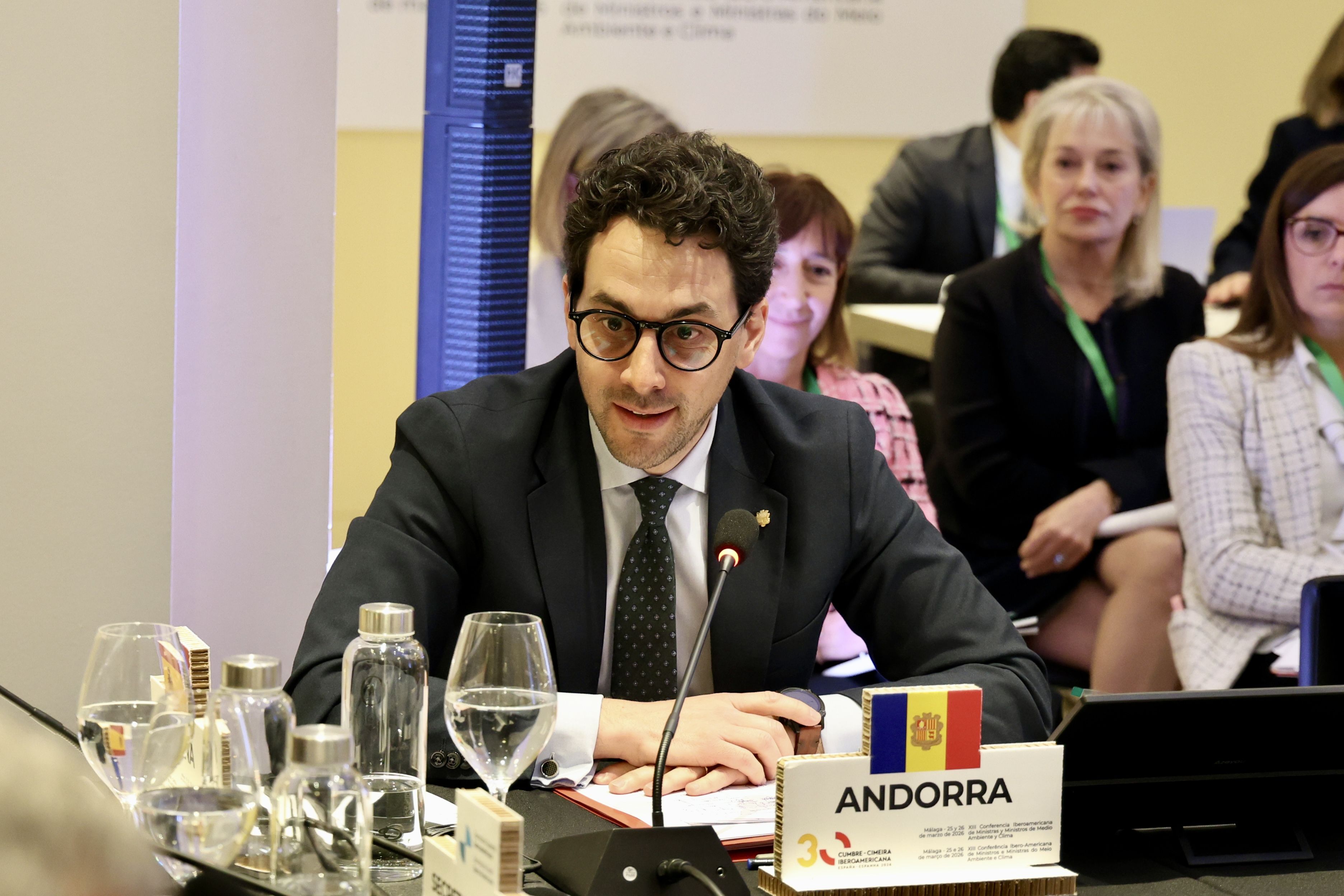 Casal destaca la gestió de l’aigua a Andorra a la XIII Conferència Iberoamericana de Medi Ambient i Clima.