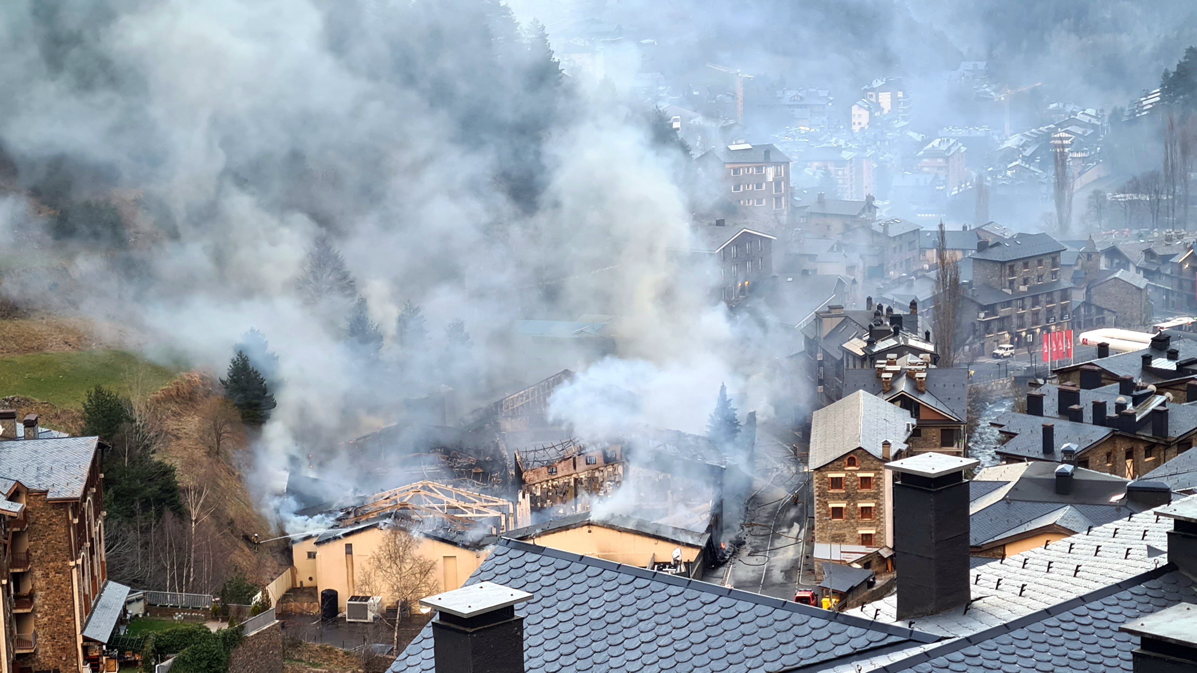 Restes de la fabrica d'aigües d'Arinsal Restes de la fabrica d'aigües d'Arinsal
