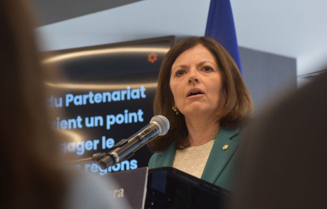 Imma Tor, durant la seva intervenció. Imma Tor, durant la seva intervenció.