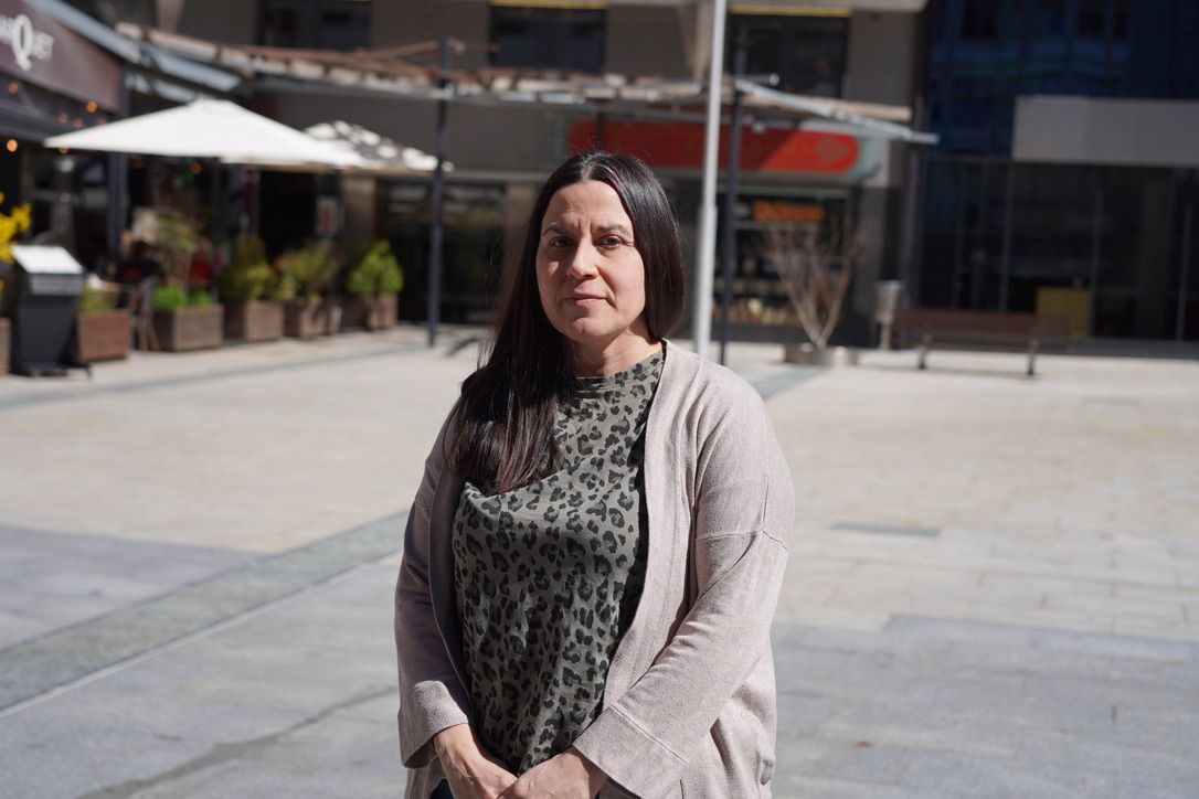 La portaveu del Sindicat, Rebeca Bonache.