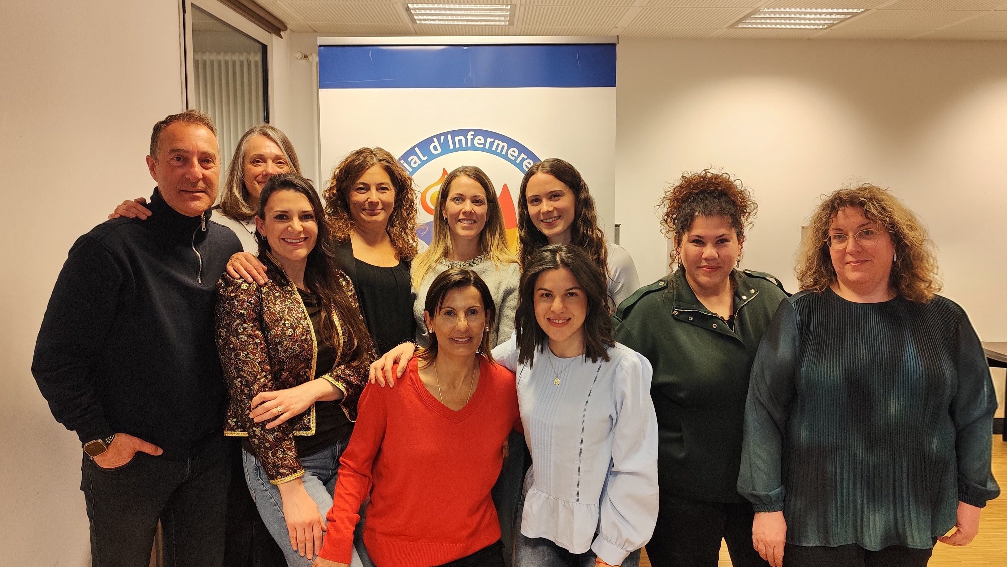 Els membres de la nova junta del COIA. Els membres de la nova junta del COIA.