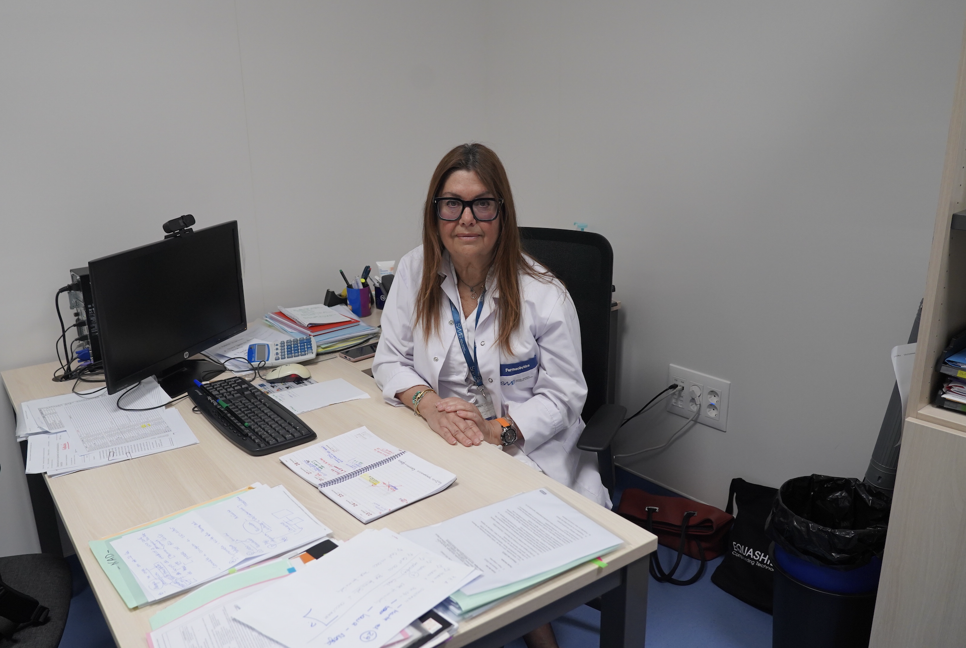 Elvira Gea al seu despatx.