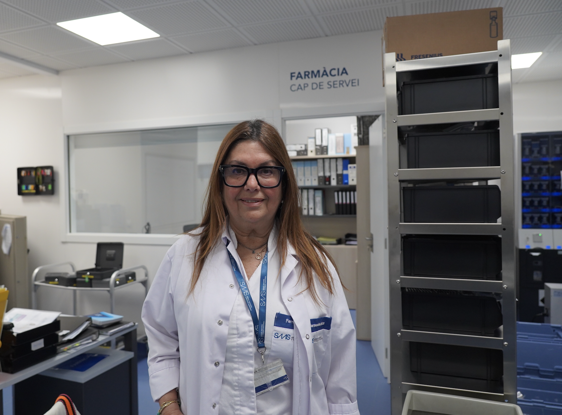 Elvira Gea, cap del servei de farmàcia del SAAS. Elvira Gea, cap del servei de farmàcia del SAAS.