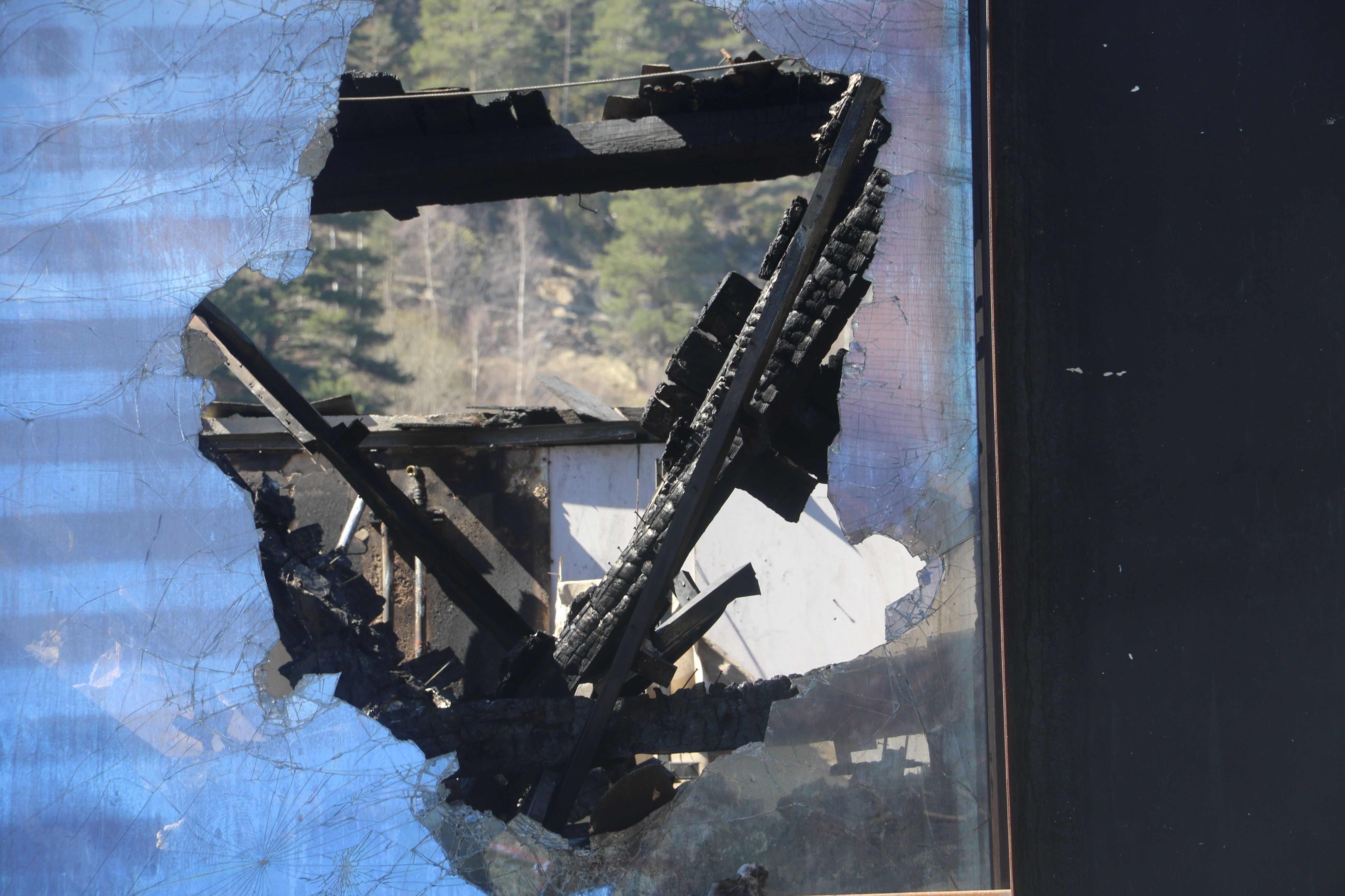 Restes de la instal·lació d'Arinsal. 